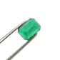 Natural Zambian Emerald 2.5 Carat Octagon Faceted Gemstone by SAR Gems