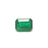 Natural Zambian Emerald 2.5 Carat Octagon Faceted Gemstone by SAR Gems
