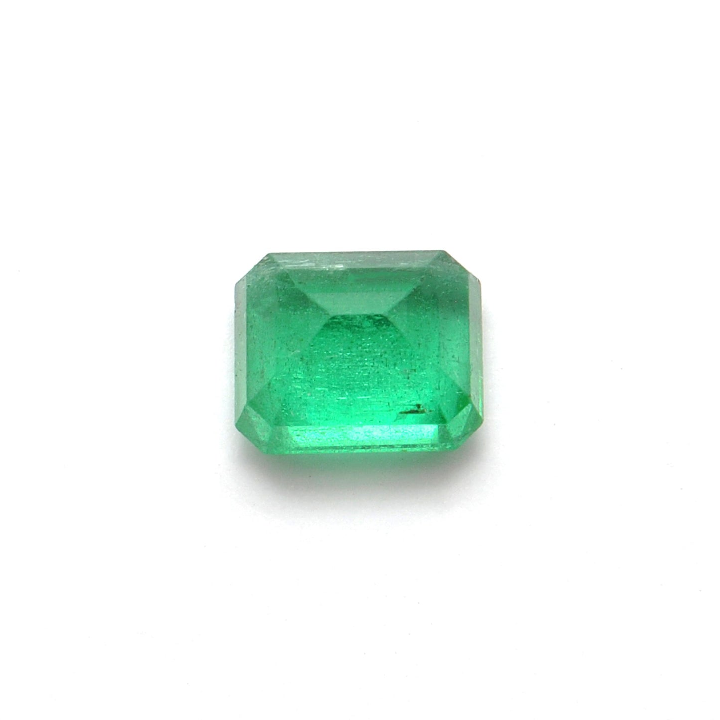 2.15 Carat Octagon Cut Natural Zambian Emerald 8x7mm from SAR Gems
