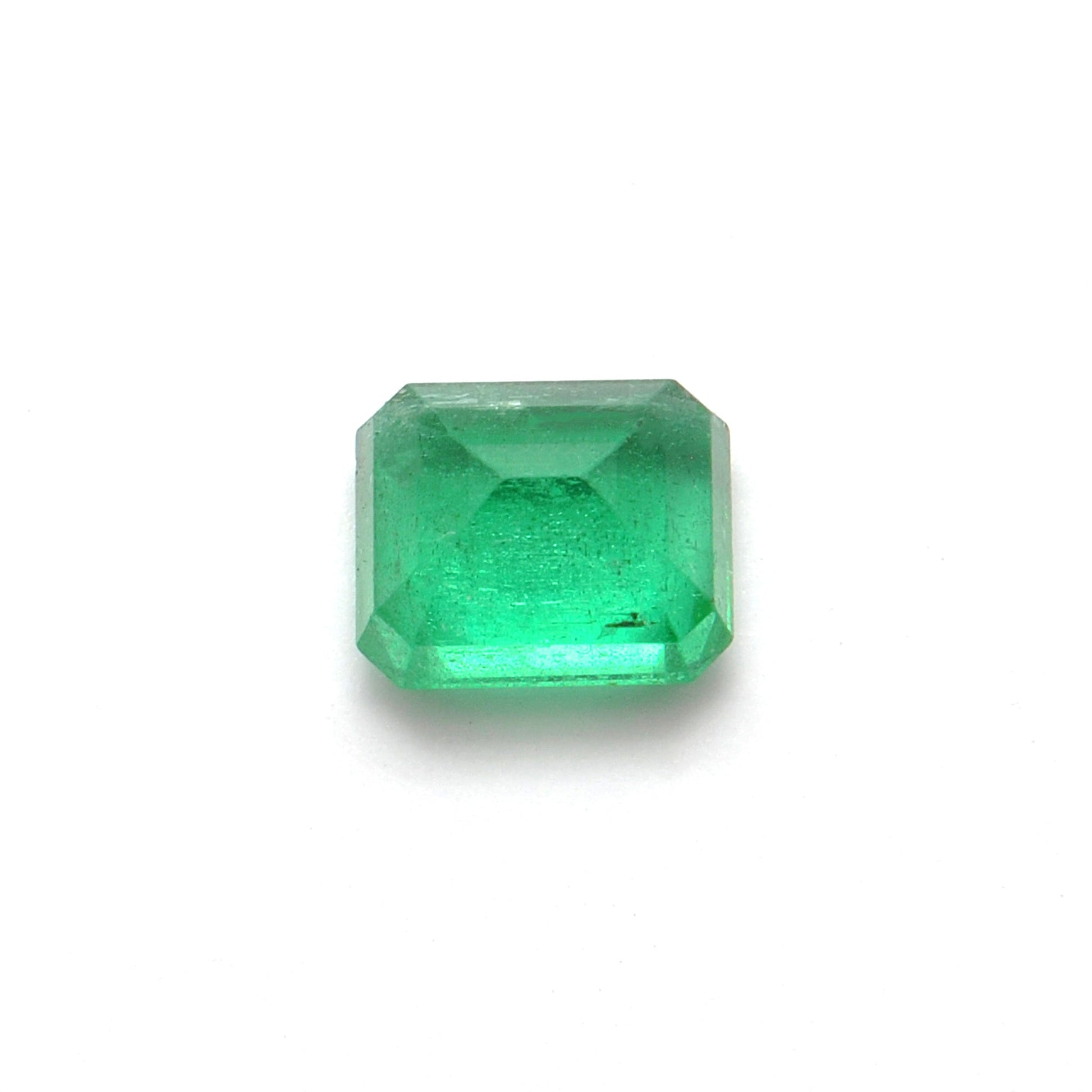 2.15 Carat Octagon Cut Natural Zambian Emerald 8x7mm from SAR Gems