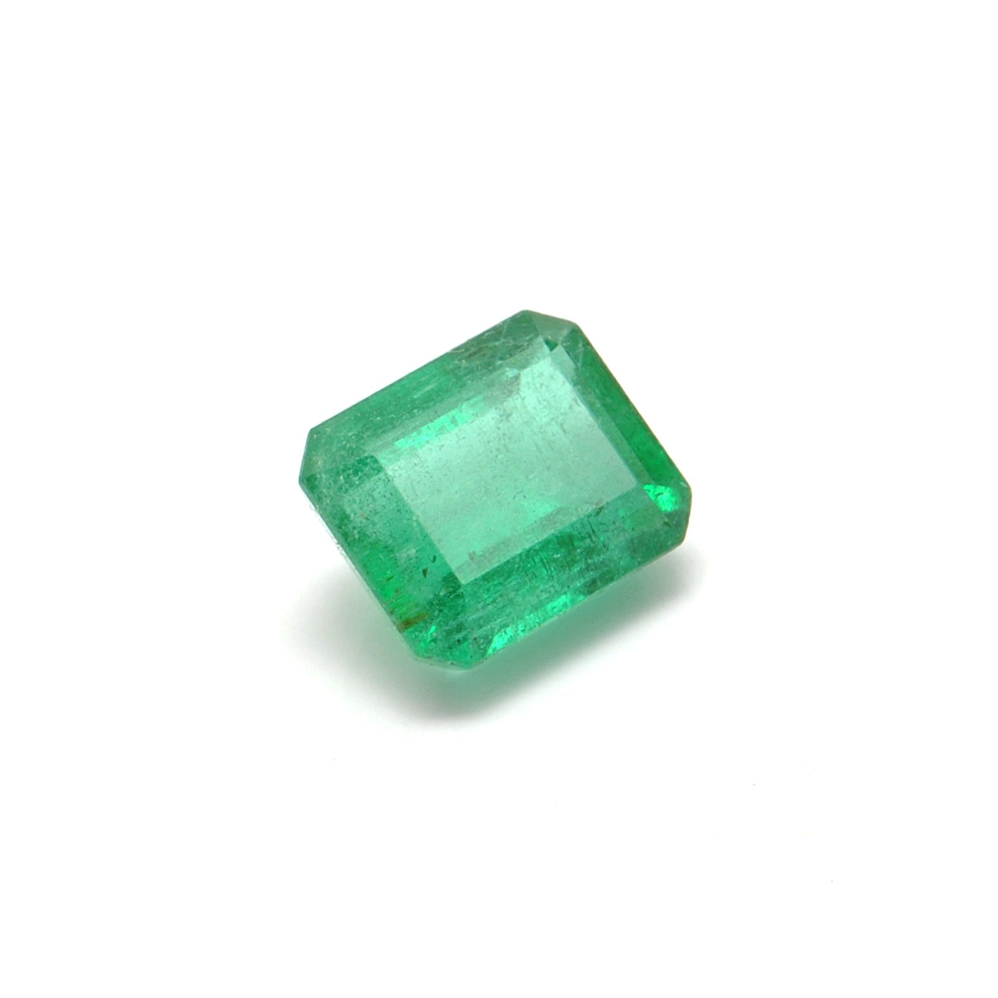 2.15 Carat Octagon Cut Natural Zambian Emerald 8x7mm from SAR Gems