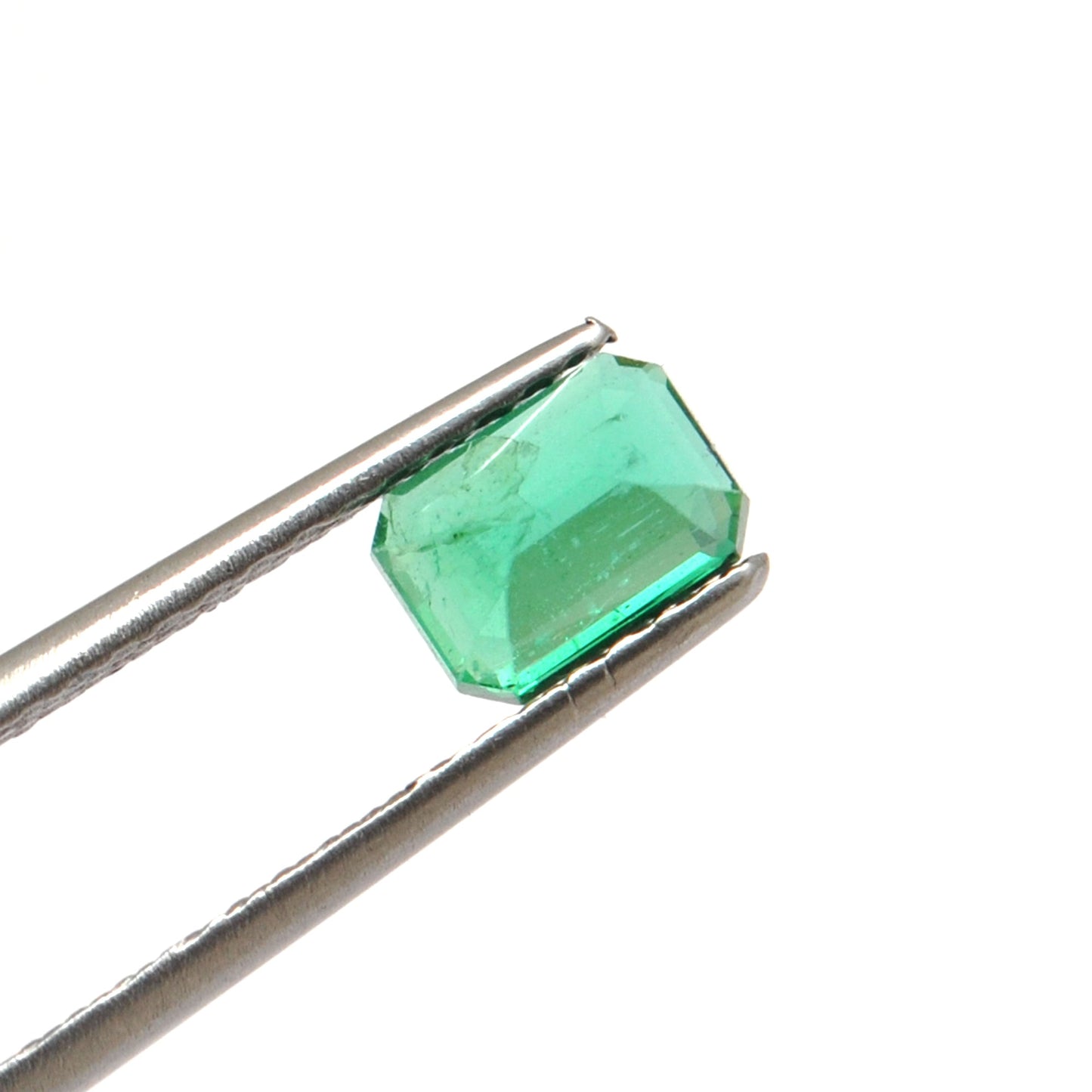 1.15 Carat Octagon Cut Natural Zambian Emerald 7x5mm from SAR Gems