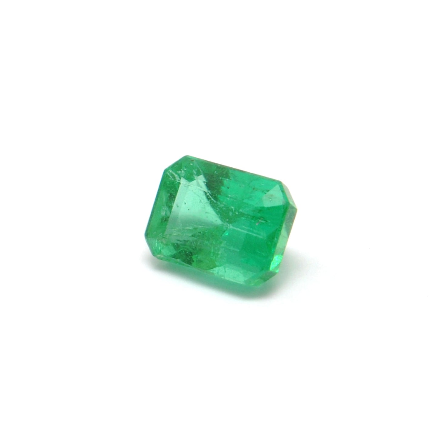 1.15 Carat Octagon Cut Natural Zambian Emerald 7x5mm from SAR Gems