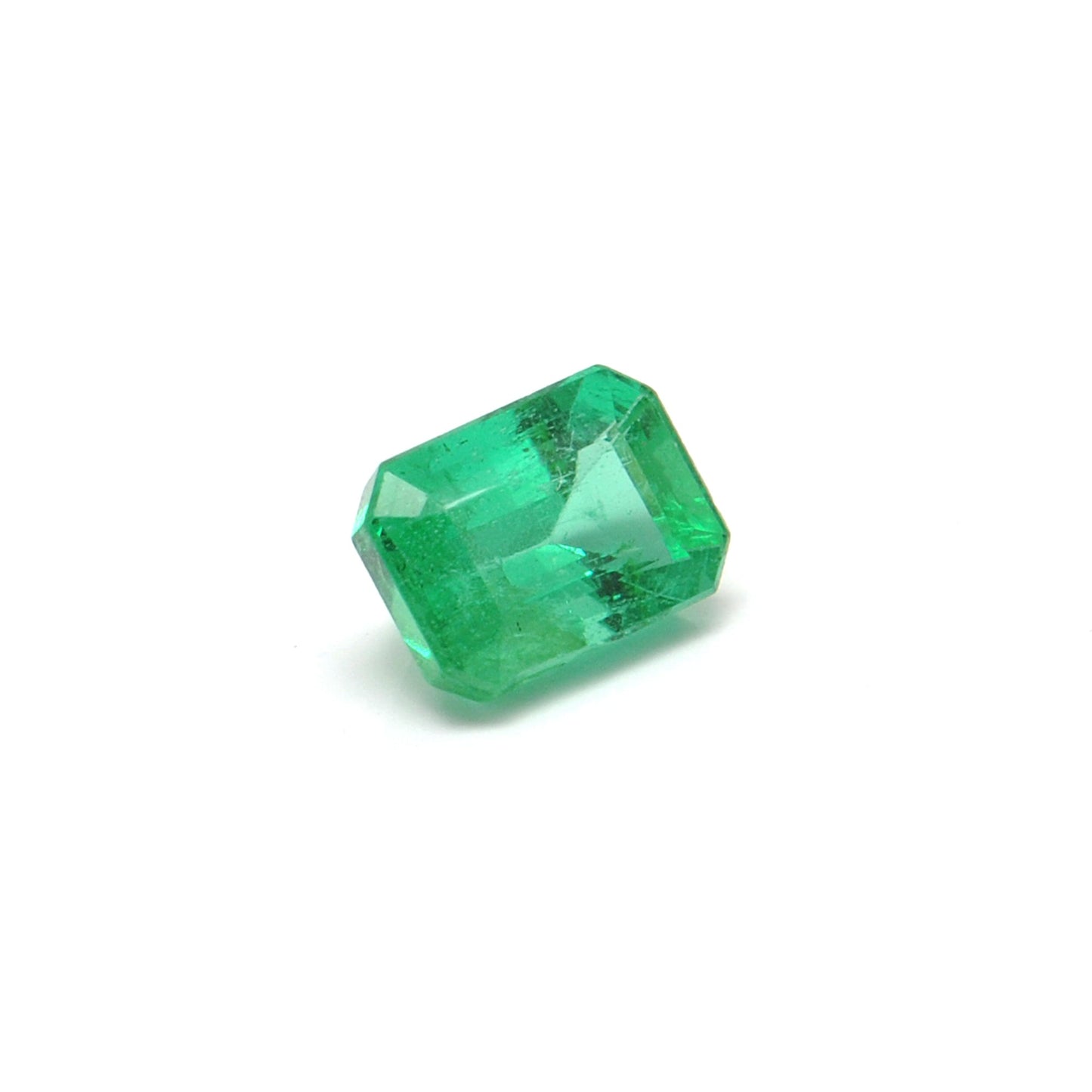 1.15 Carat Octagon Cut Natural Zambian Emerald 7x5mm from SAR Gems