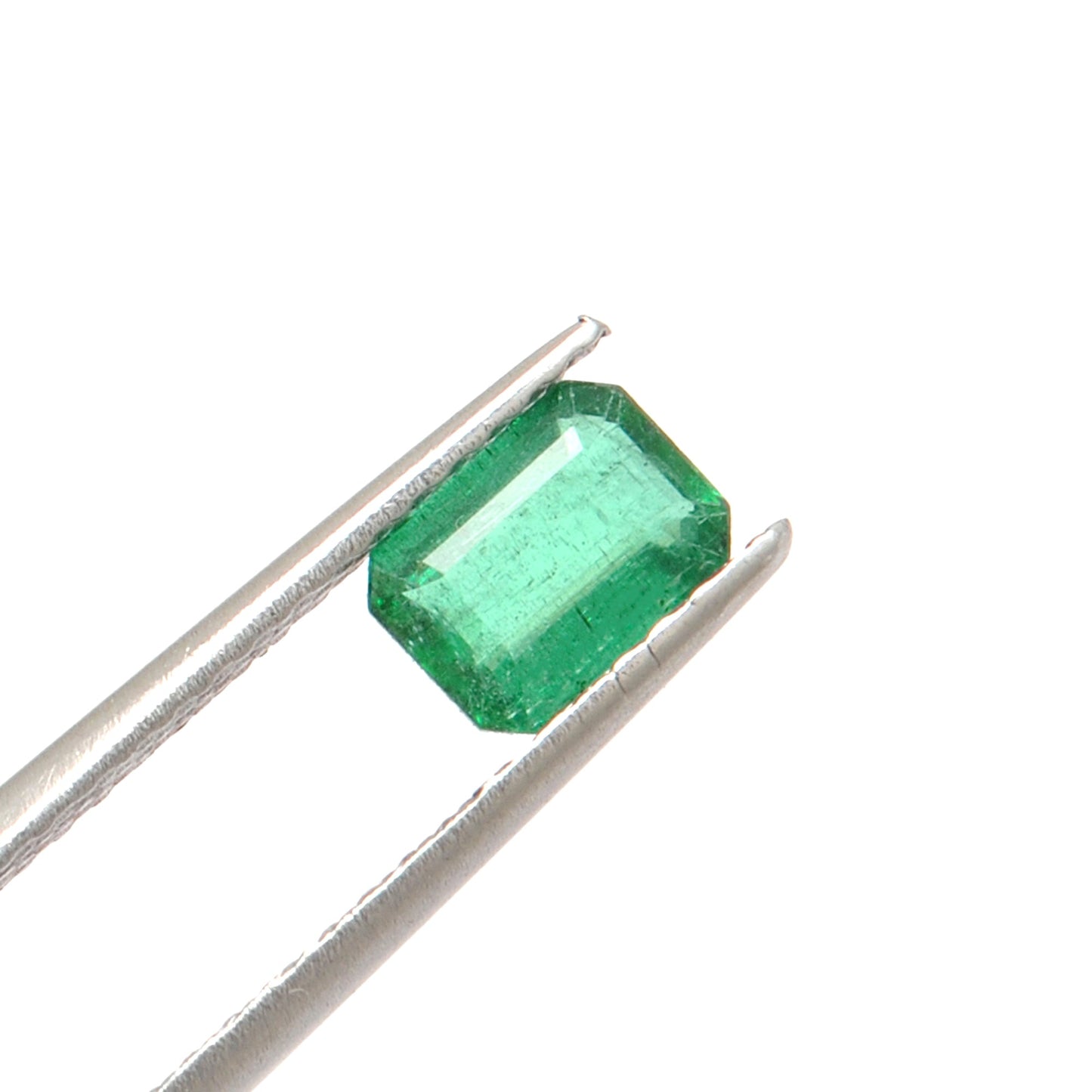 Natural Zambian Emerald 1.10 Carat Octagon Faceted Gemstone by SAR Gems