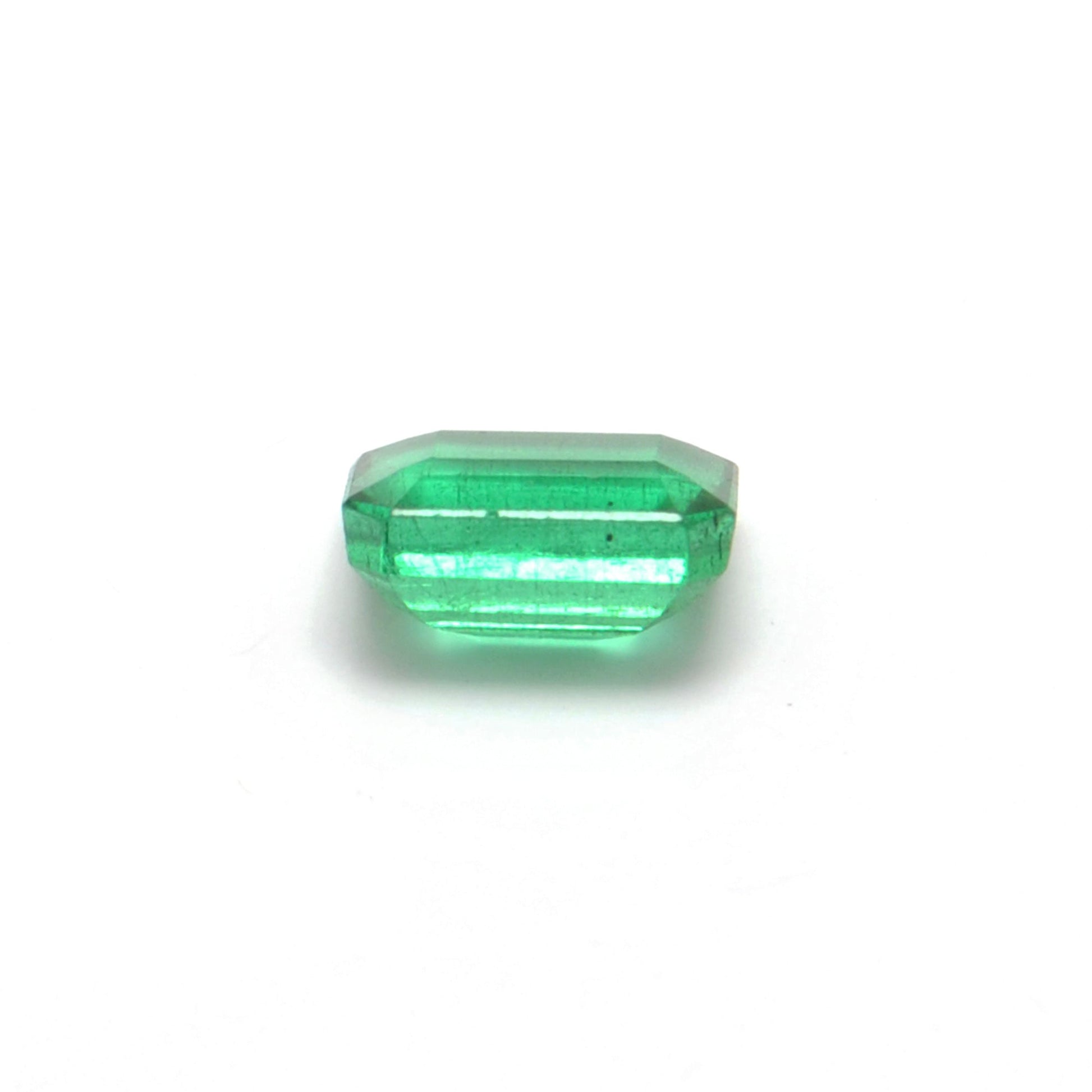 Natural Zambian Emerald 1.10 Carat Octagon Faceted Gemstone by SAR Gems