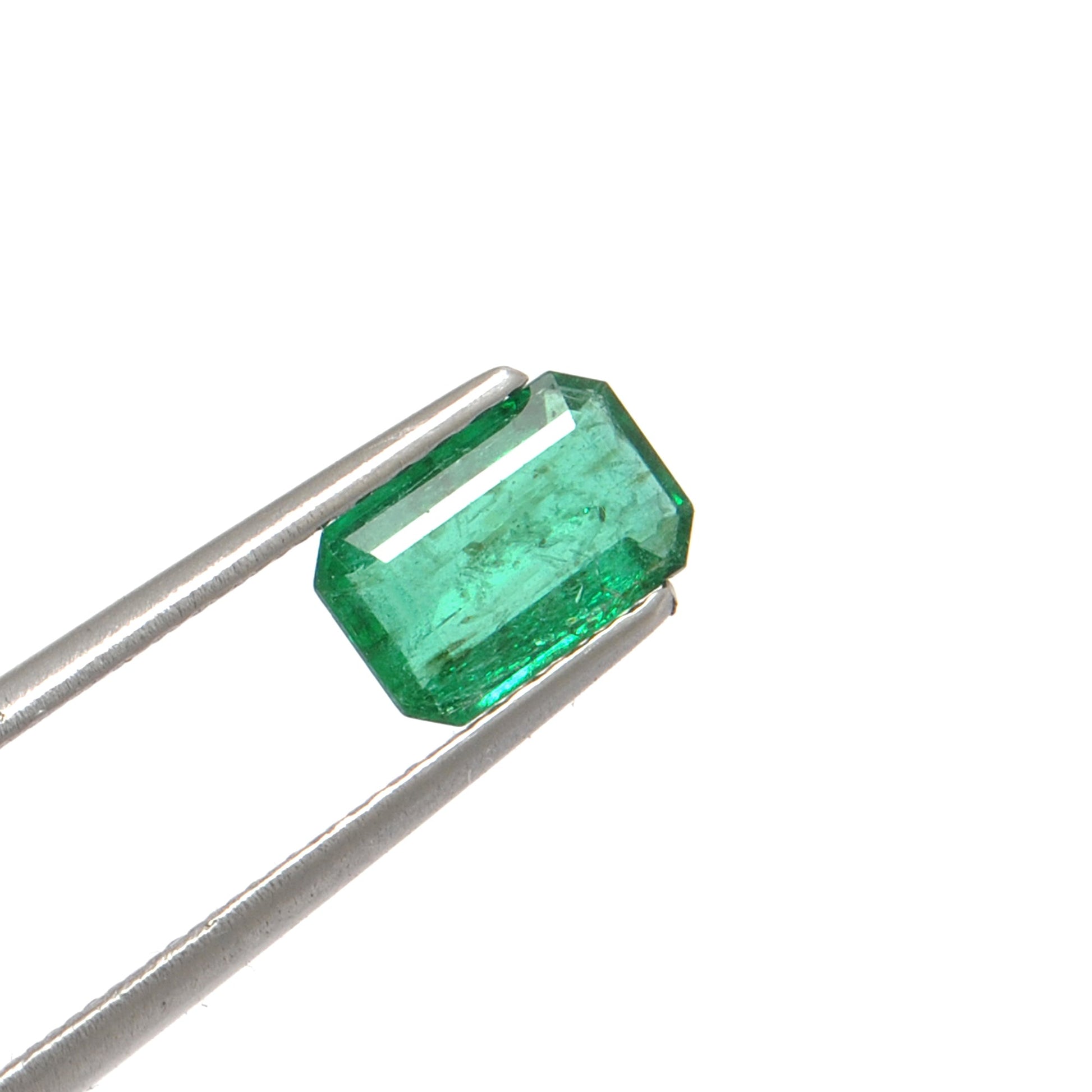 Octagon Cut Natural Zambian Emerald 1.10 Carat - SAR Gems