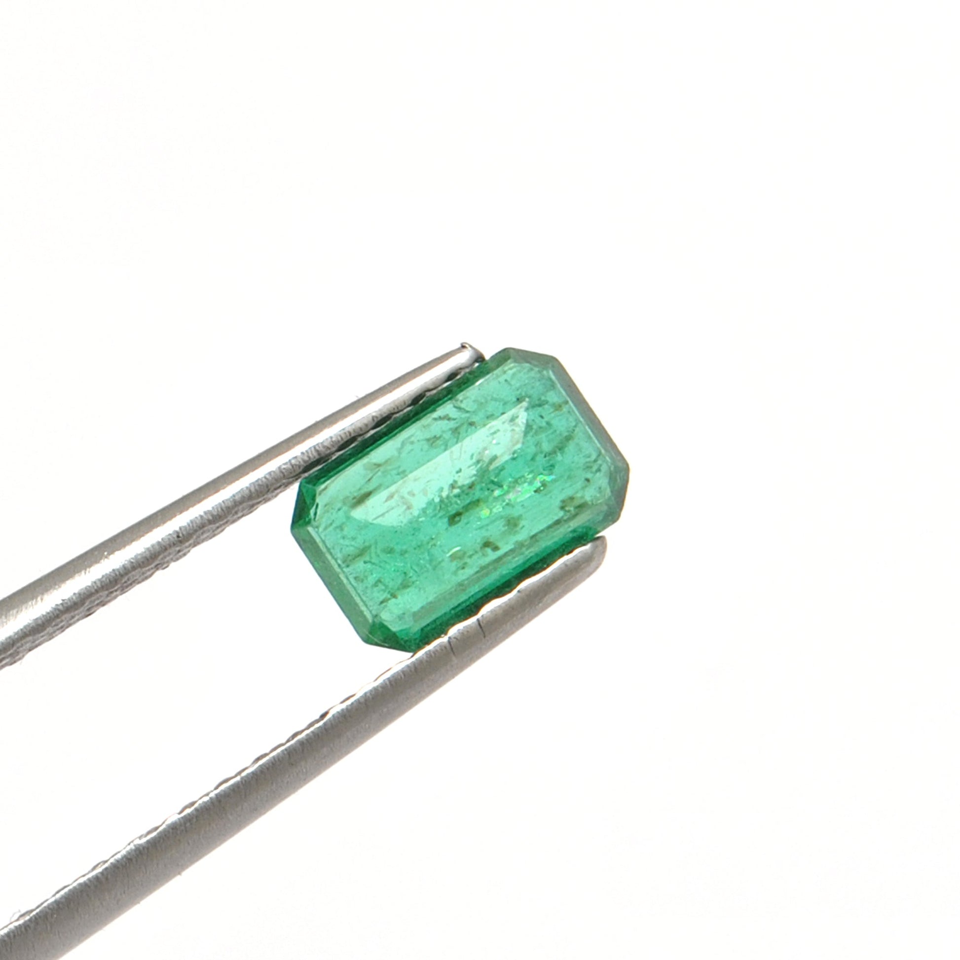 Octagon Cut Natural Zambian Emerald 1.10 Carat - SAR Gems