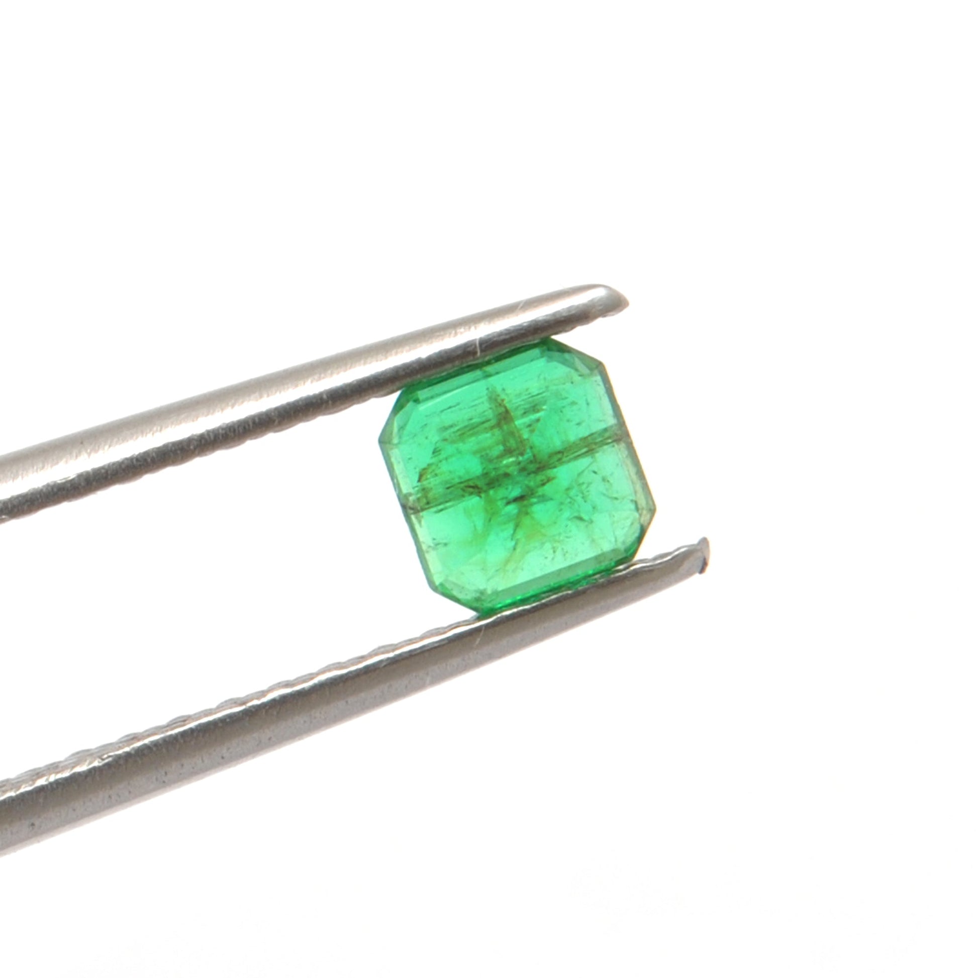Square Cut Natural Zambian Emerald 0.70 Carat - SAR Gems