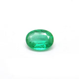 Natural Zambian Emerald 1.10 Carat Oval Faceted Gemstone by SAR Gems