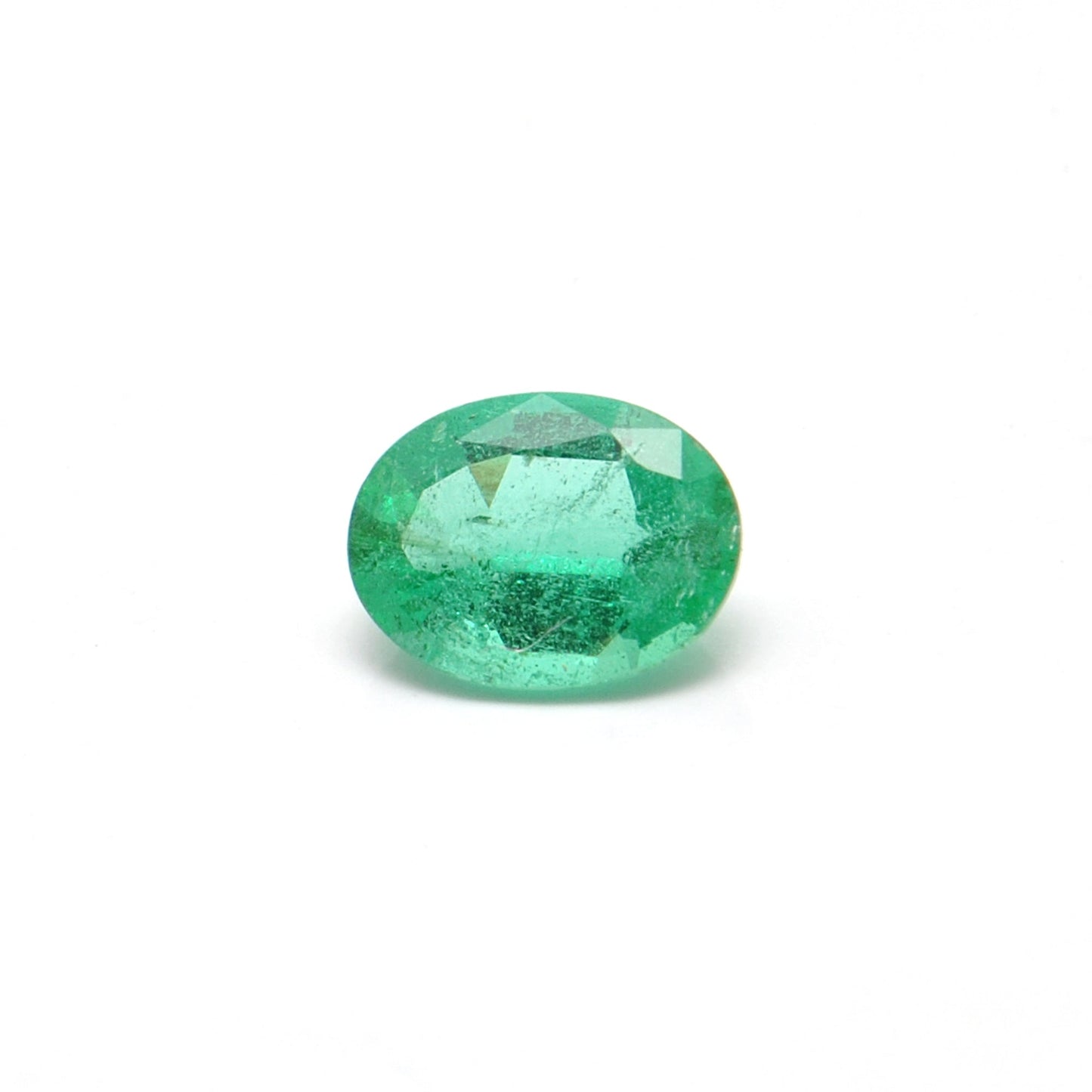 Natural Zambian Emerald 1.10 Carat Oval Faceted Gemstone by SAR Gems