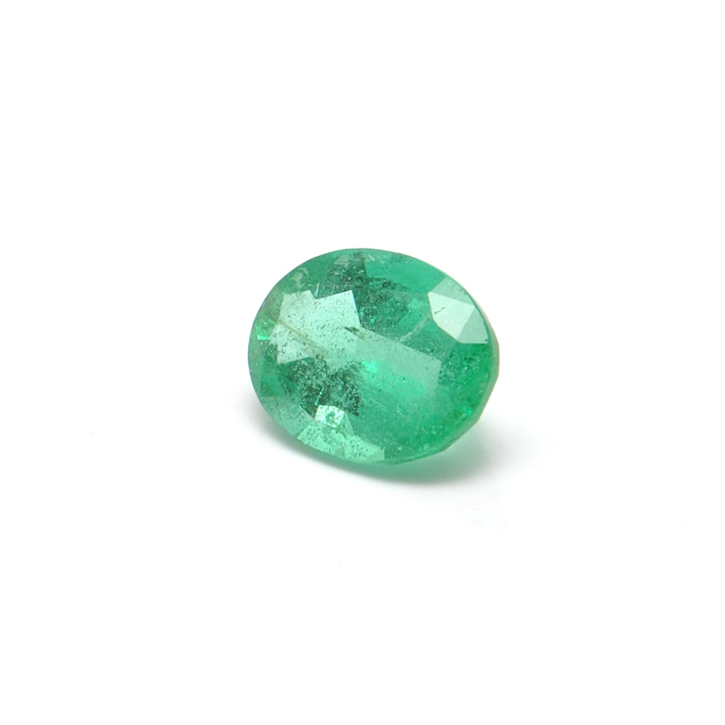 Natural Zambian Emerald 1.10 Carat Oval Faceted Gemstone by SAR Gems