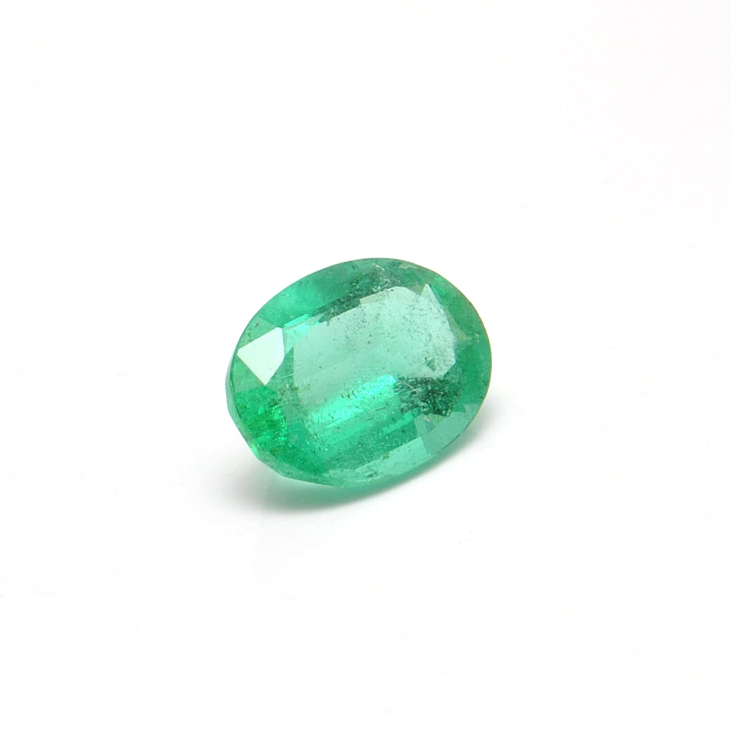 Natural Zambian Emerald 1.10 Carat Oval Faceted Gemstone by SAR Gems