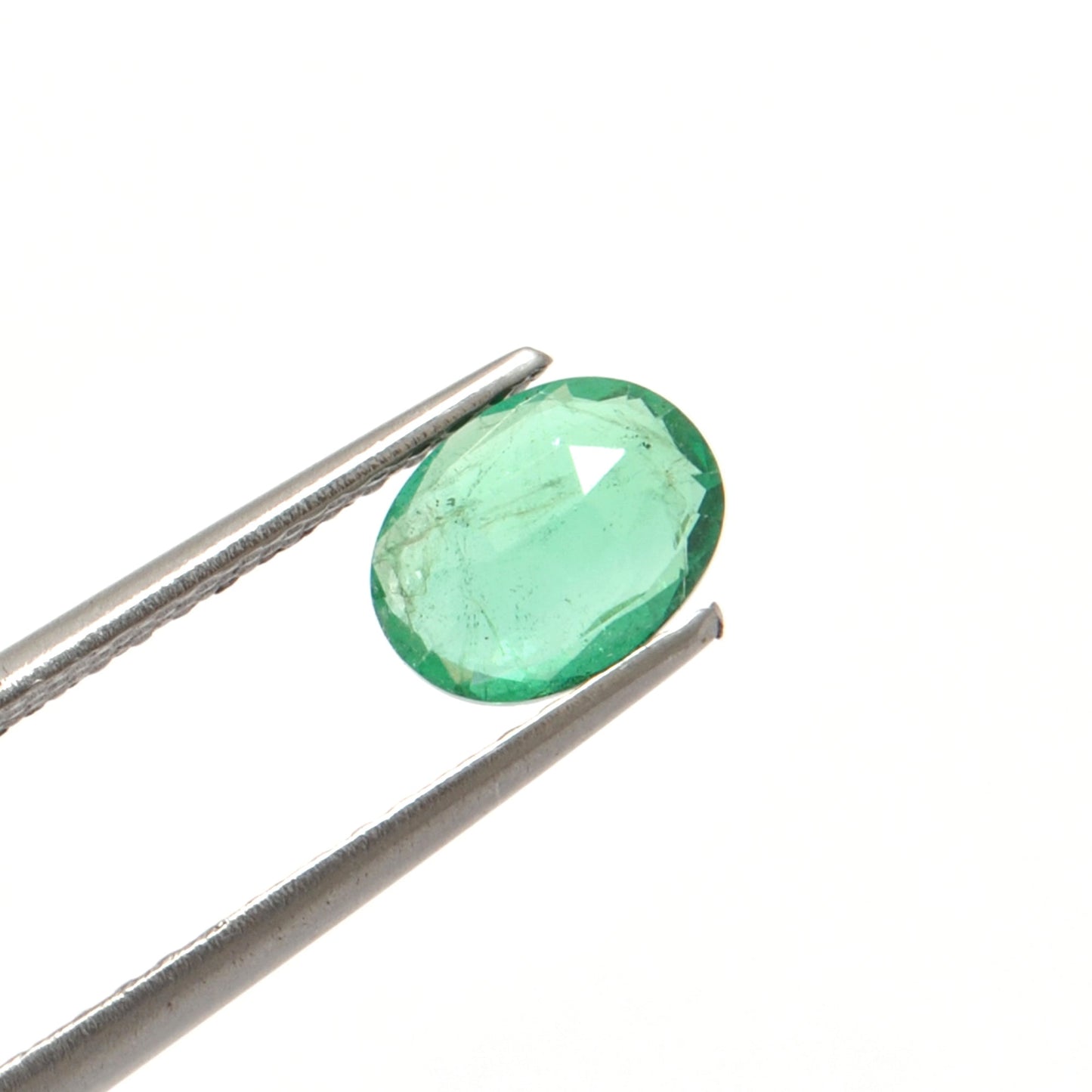 SAR Gems Natural Zambian Emerald 1.10 Carat Oval 8x6mm