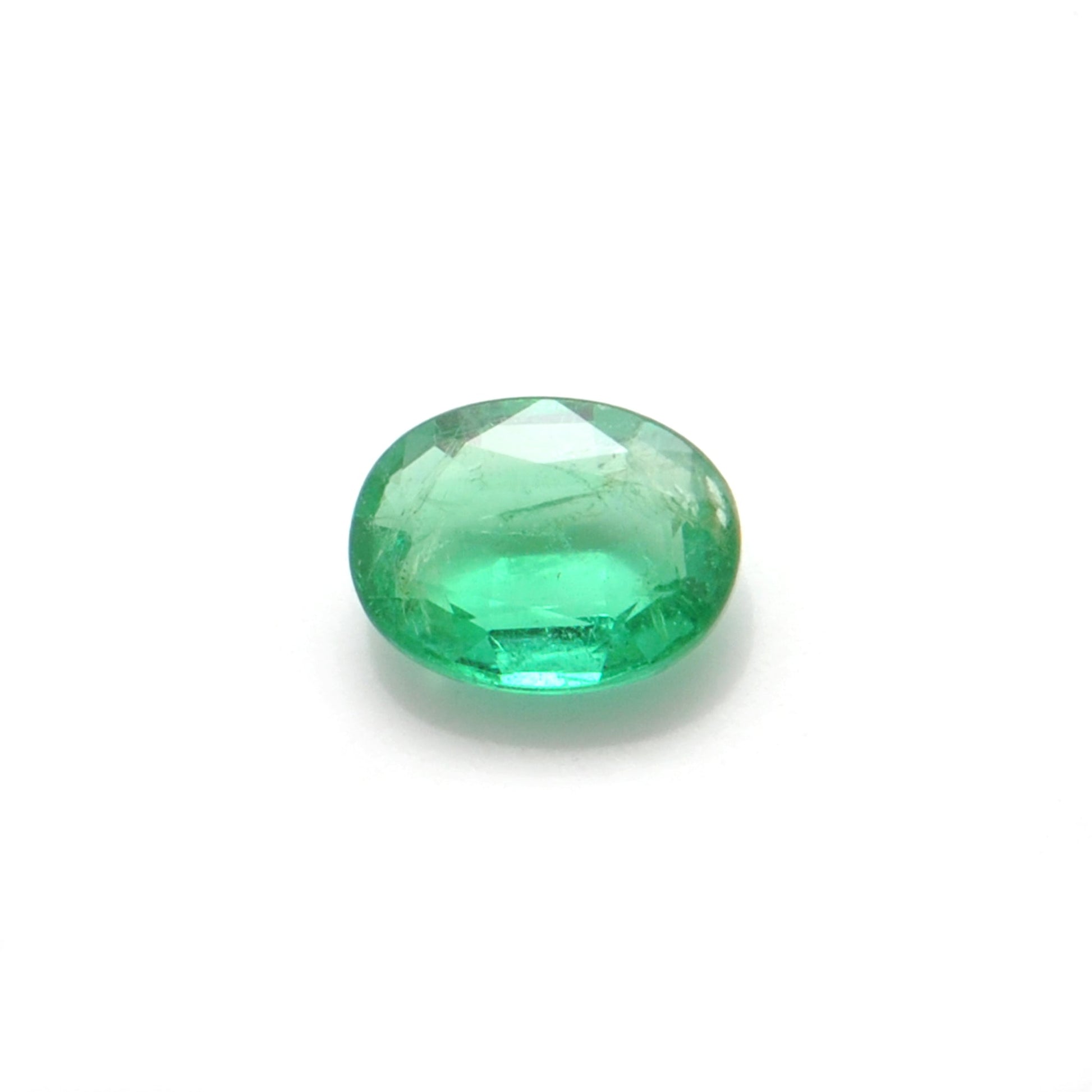 SAR Gems Natural Zambian Emerald 1.10 Carat Oval 8x6mm
