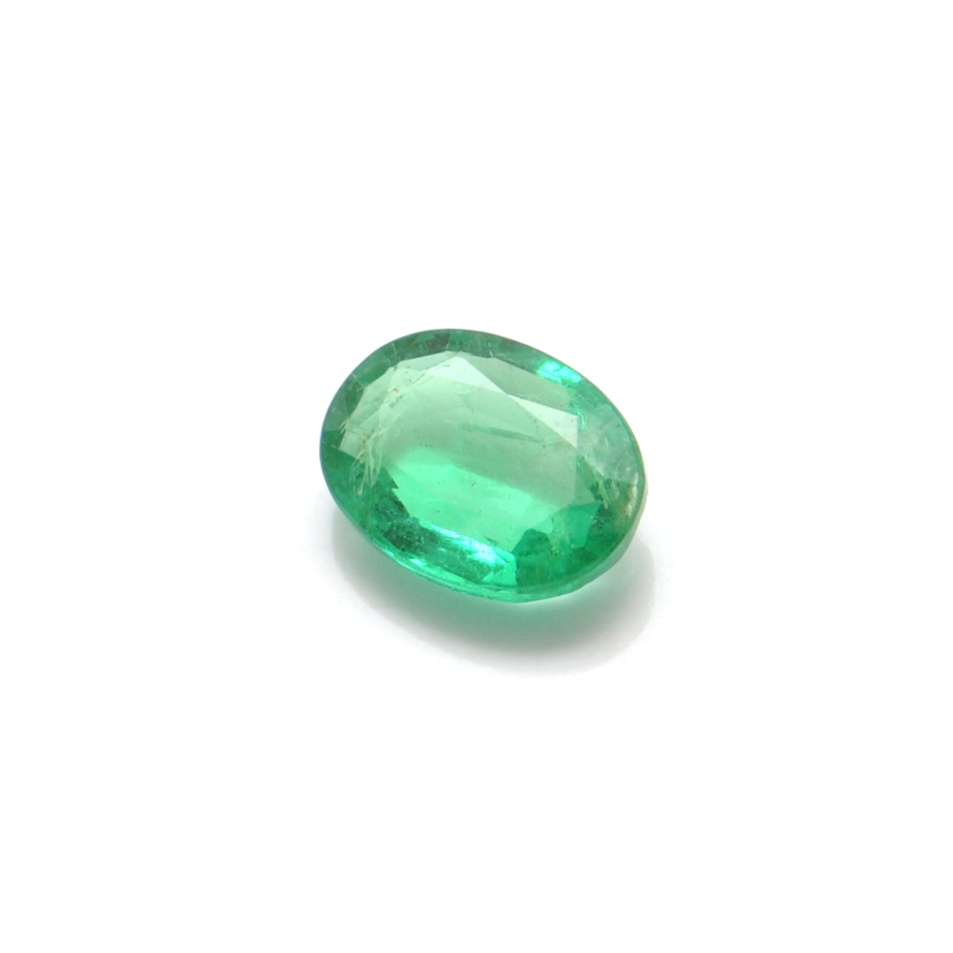 SAR Gems Natural Zambian Emerald 1.10 Carat Oval 8x6mm