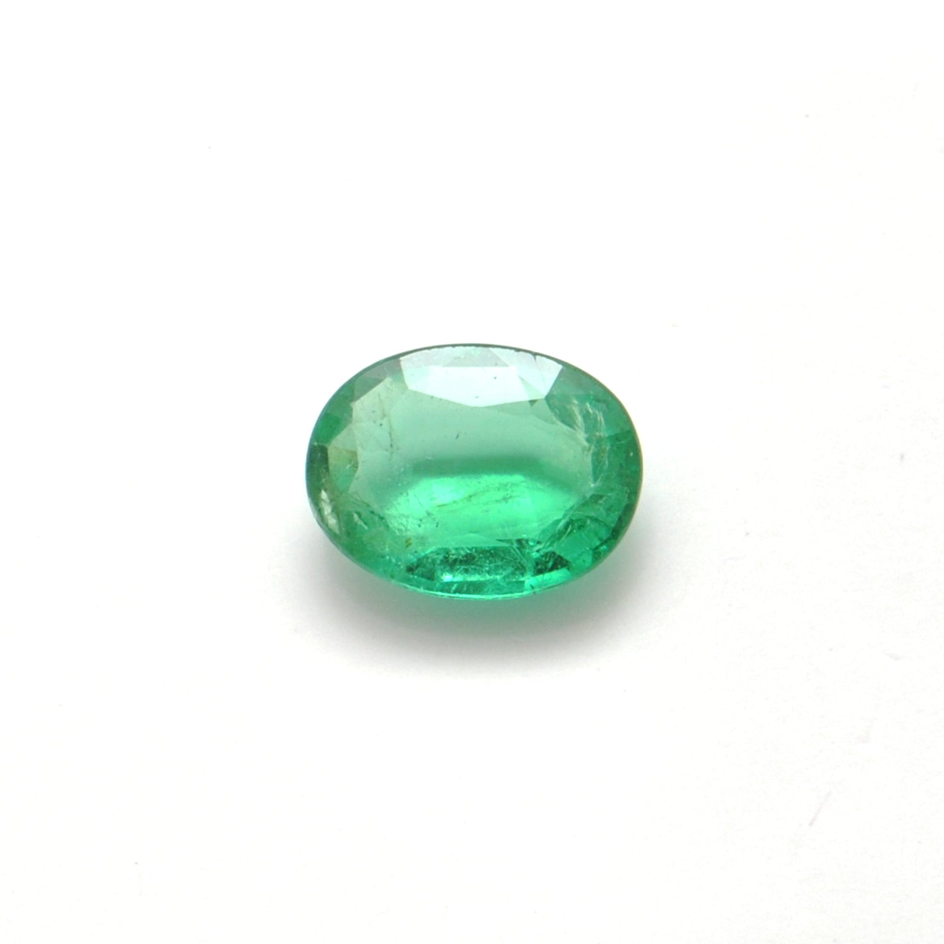 SAR Gems Natural Zambian Emerald 1.10 Carat Oval 8x6mm