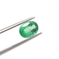 Natural Zambian Emerald Faceted Oval 1.20 Carat 8x6mm Gemstone by SAR Gems