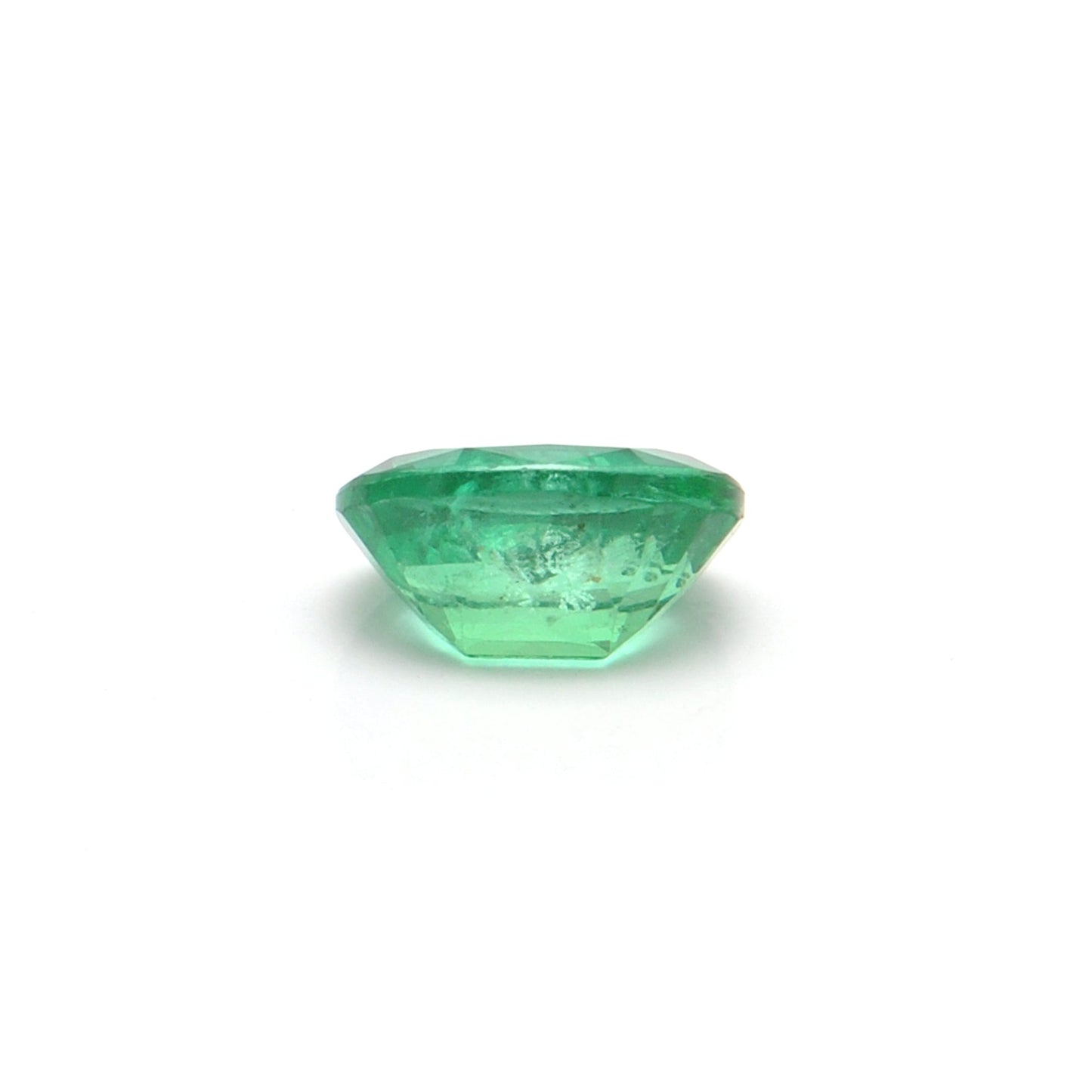 Natural Zambian Emerald Faceted Oval 1.20 Carat 8x6mm Gemstone by SAR Gems