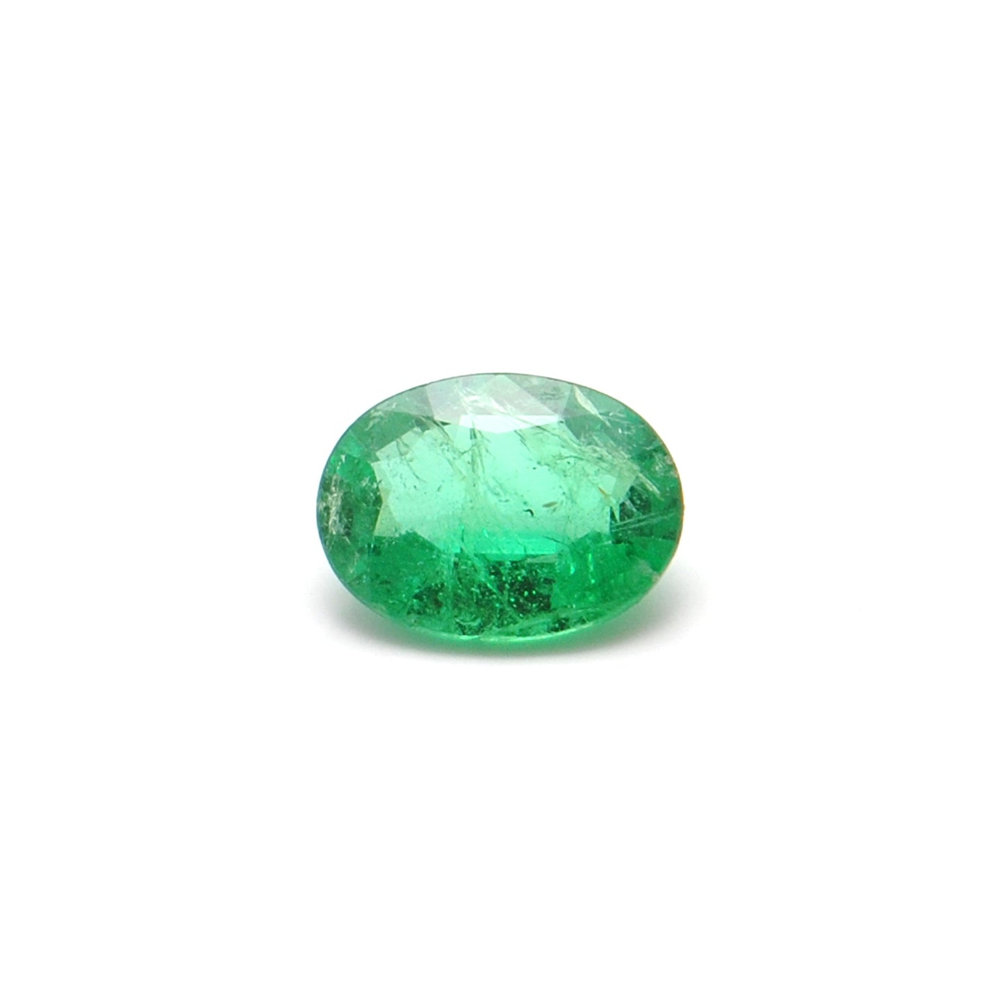 SAR Gems Natural Zambian Emerald 0.90 Carat Oval 8x6mm
