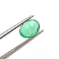 SAR Gems Natural Zambian Emerald 0.90 Carat Oval 8x6mm