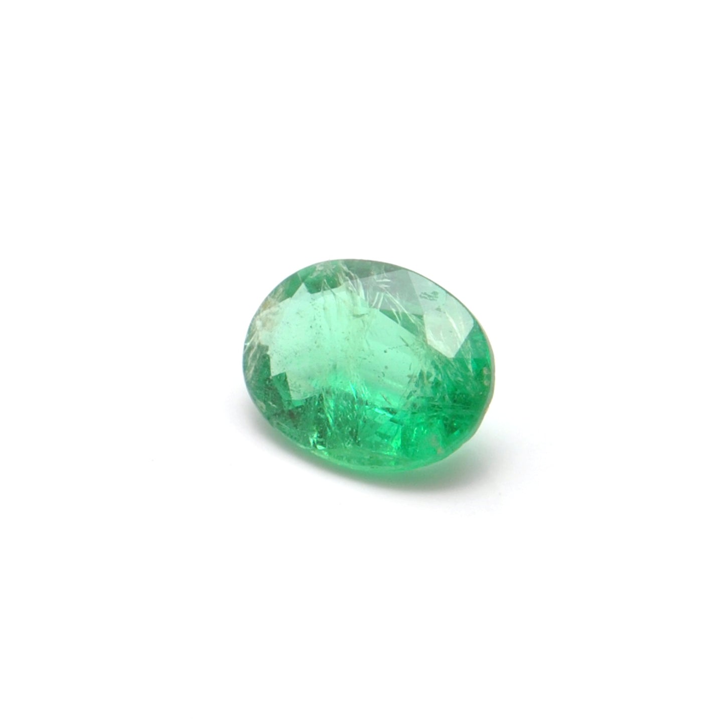 SAR Gems Natural Zambian Emerald 0.90 Carat Oval 8x6mm