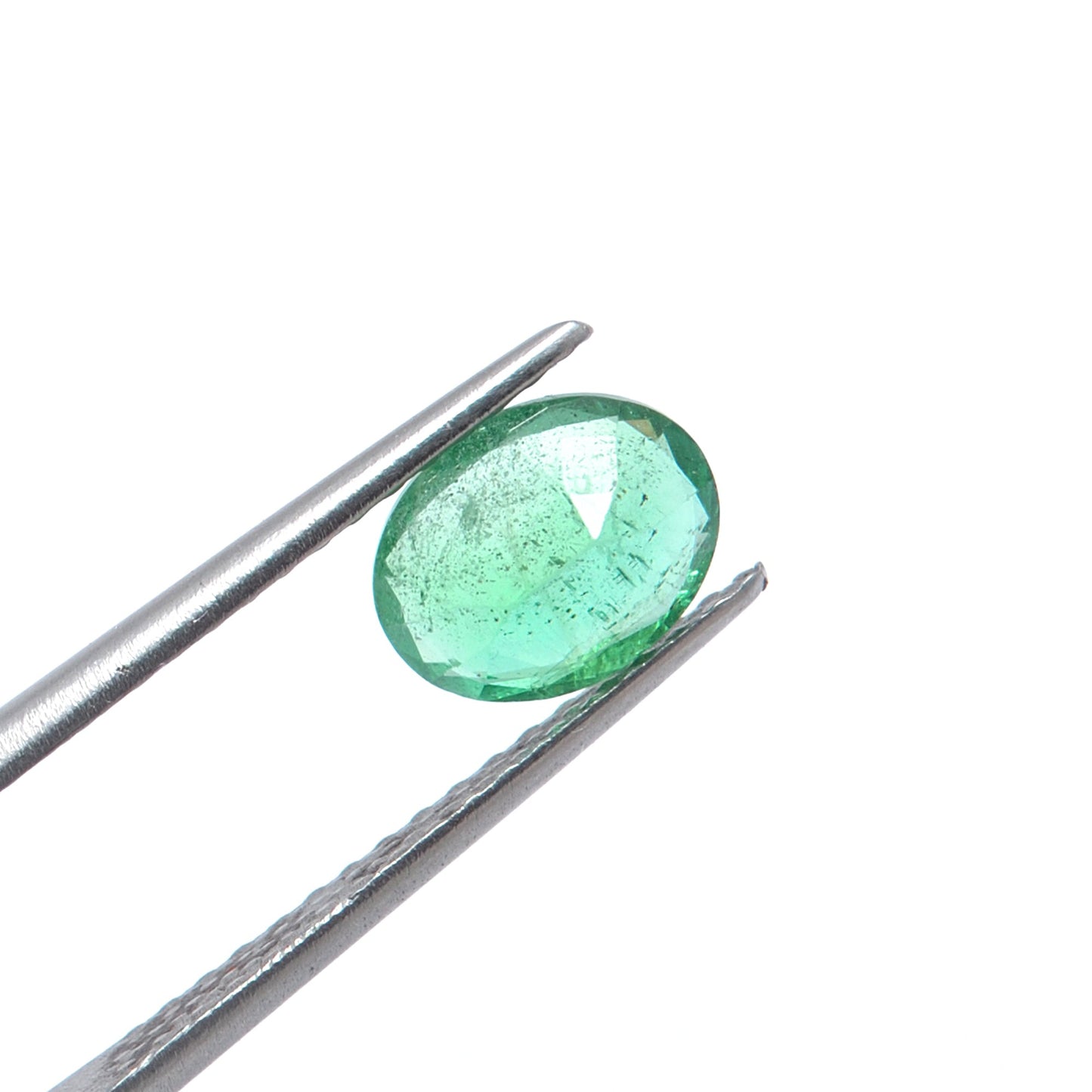 SAR Gems Natural Zambian Emerald 1.65 Carat Oval 6.5x8.5mm