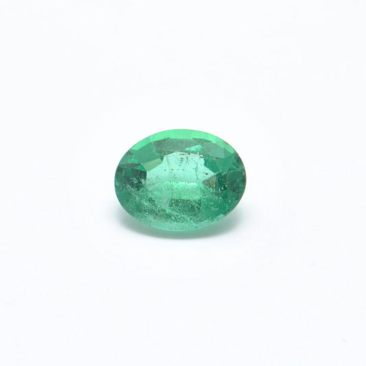 SAR Gems Natural Zambian Emerald 1.65 Carat Oval 6.5x8.5mm
