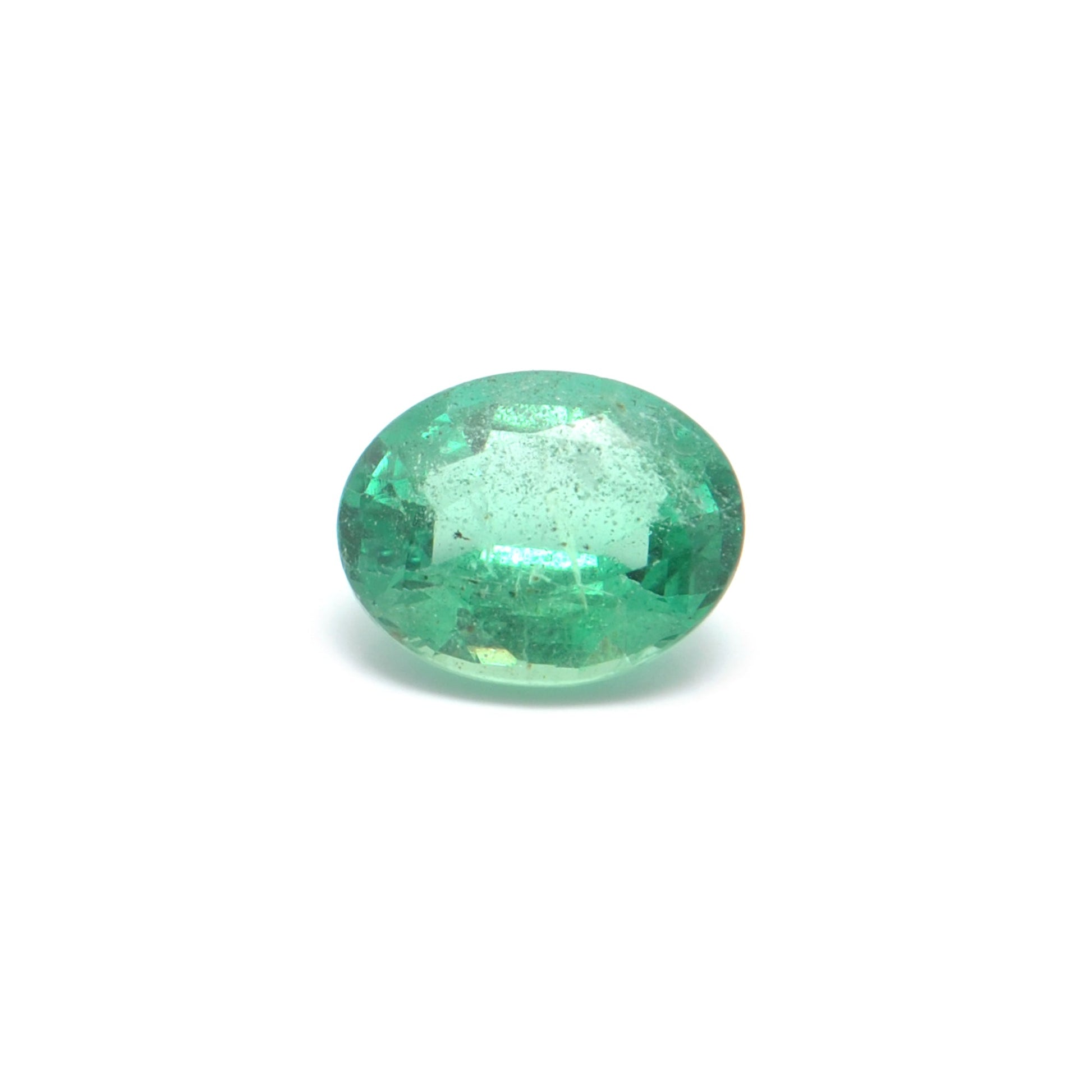 SAR Gems Natural Zambian Emerald 1.65 Carat Oval 6.5x8.5mm