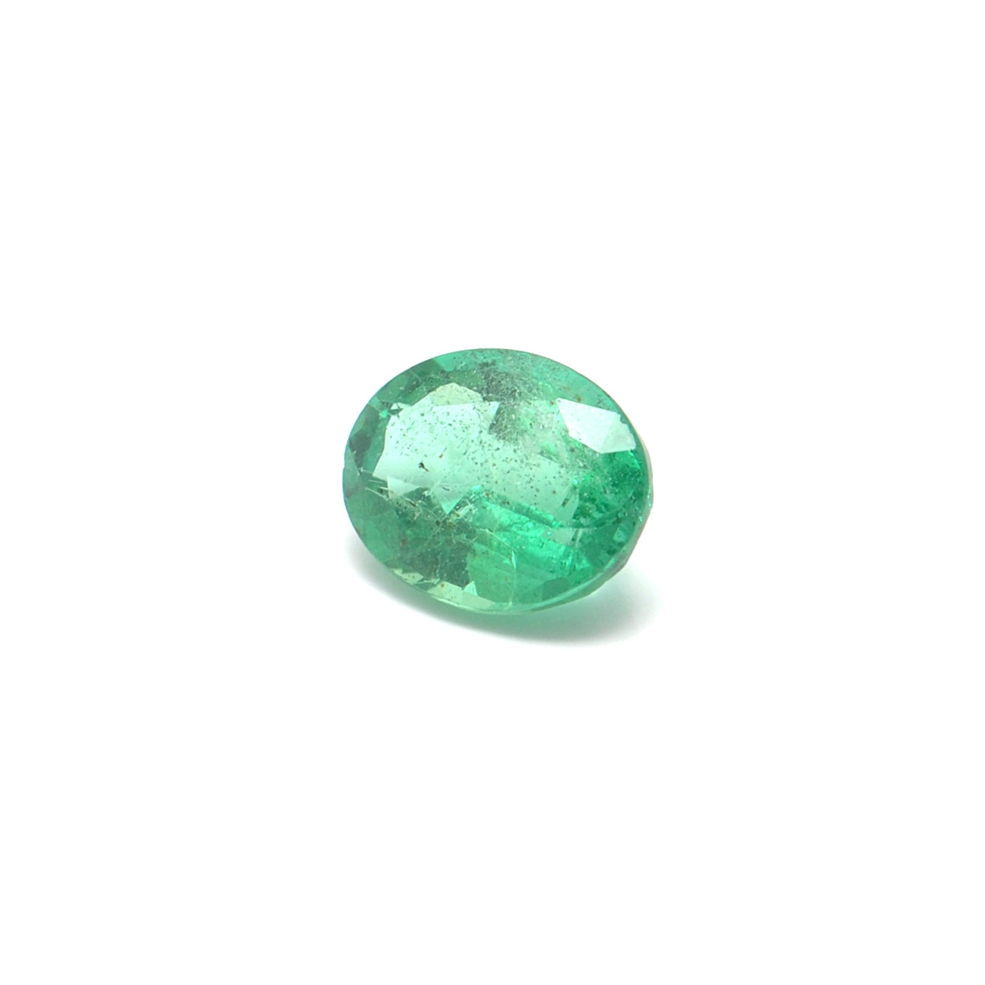 SAR Gems Natural Zambian Emerald 1.65 Carat Oval 6.5x8.5mm