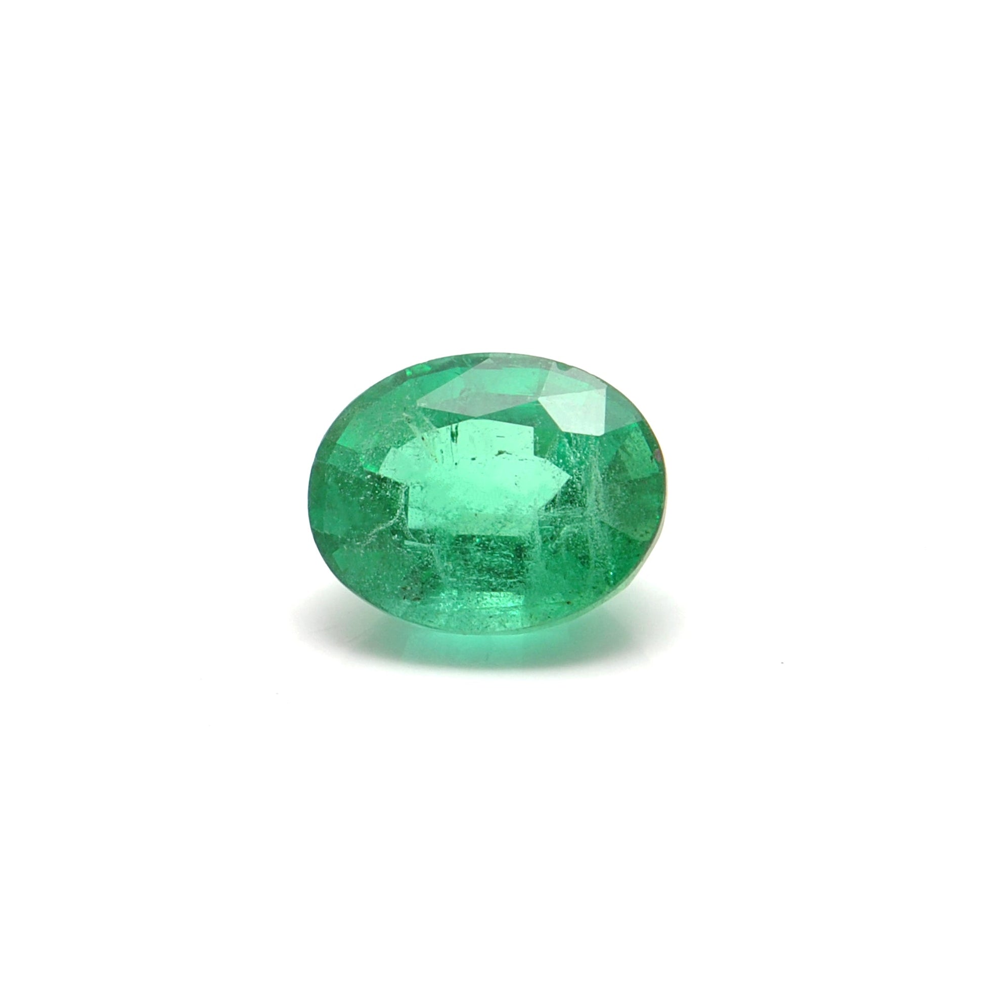 SAR Gems Natural Zambian Emerald 3.05 Carat Oval 10x8mm