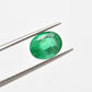 SAR Gems Natural Zambian Emerald 3.05 Carat Oval 10x8mm