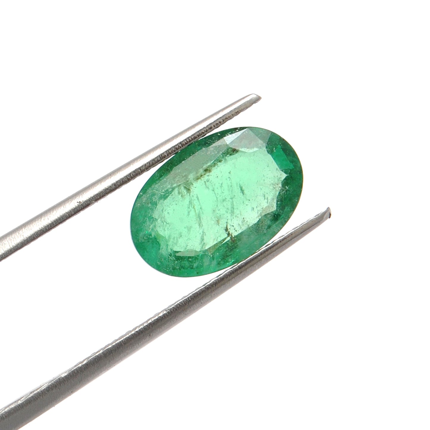 SAR Gems Natural Zambian Emerald 2.80 Carat Oval 12x8mm