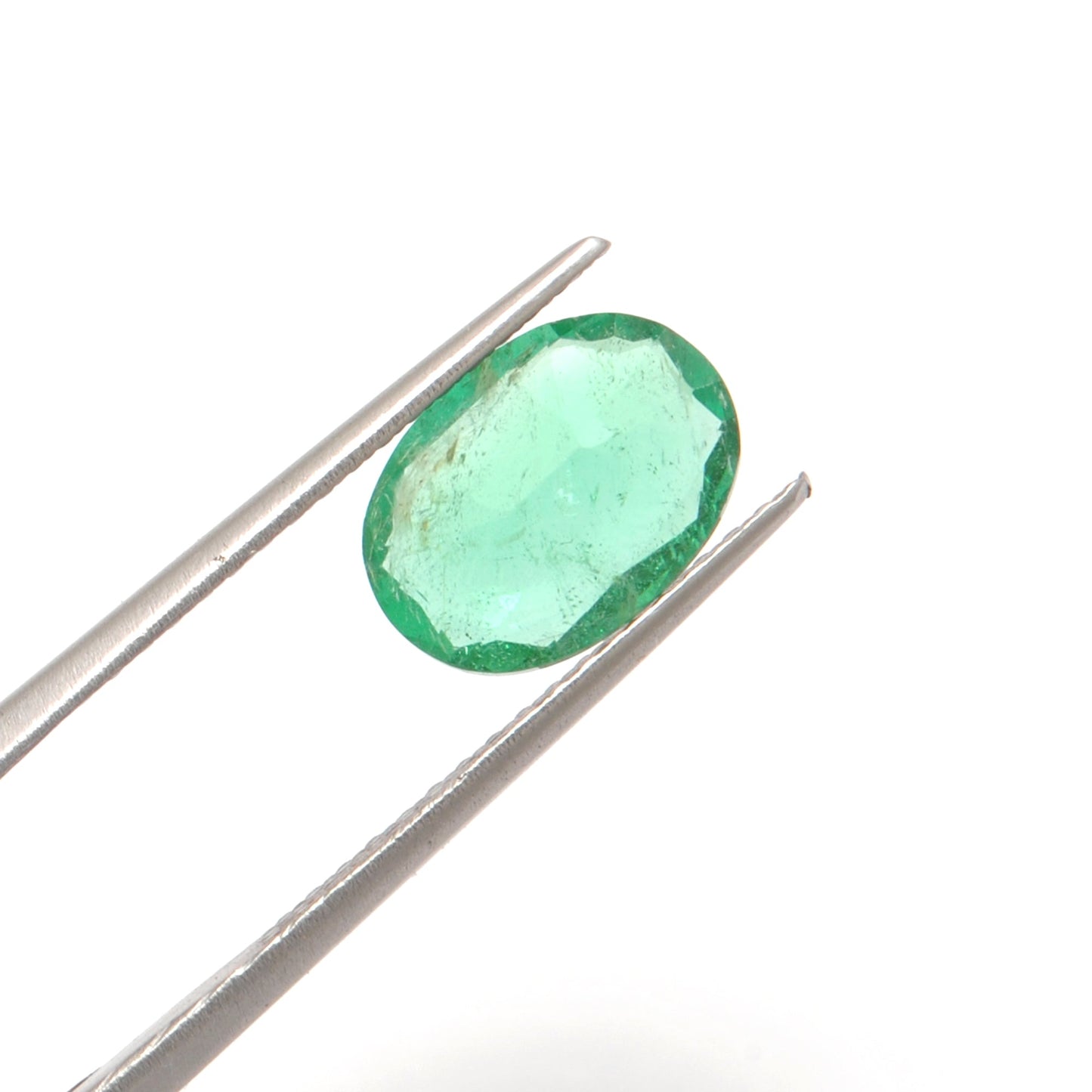 SAR Gems Natural Zambian Emerald 2.40 Carat Oval 11x8mm