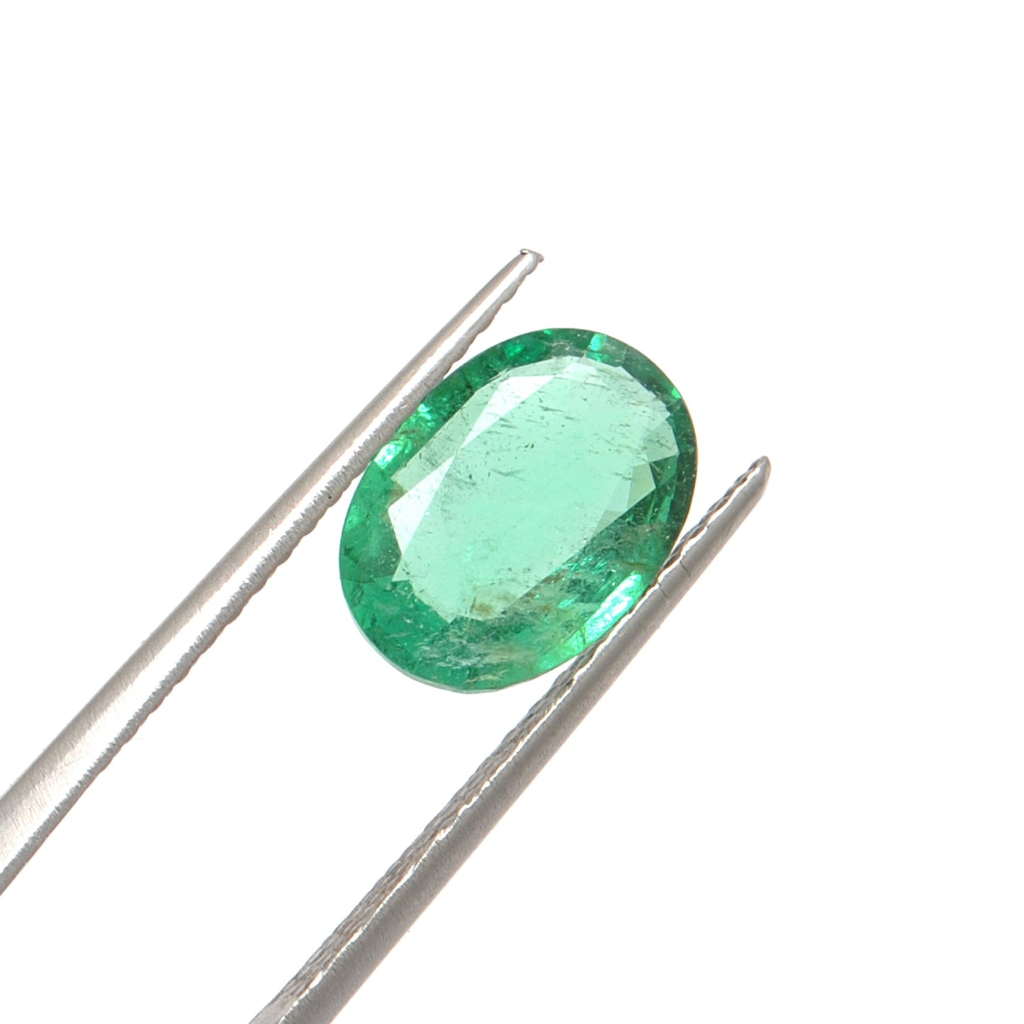 SAR Gems Natural Zambian Emerald 2.40 Carat Oval 11x8mm