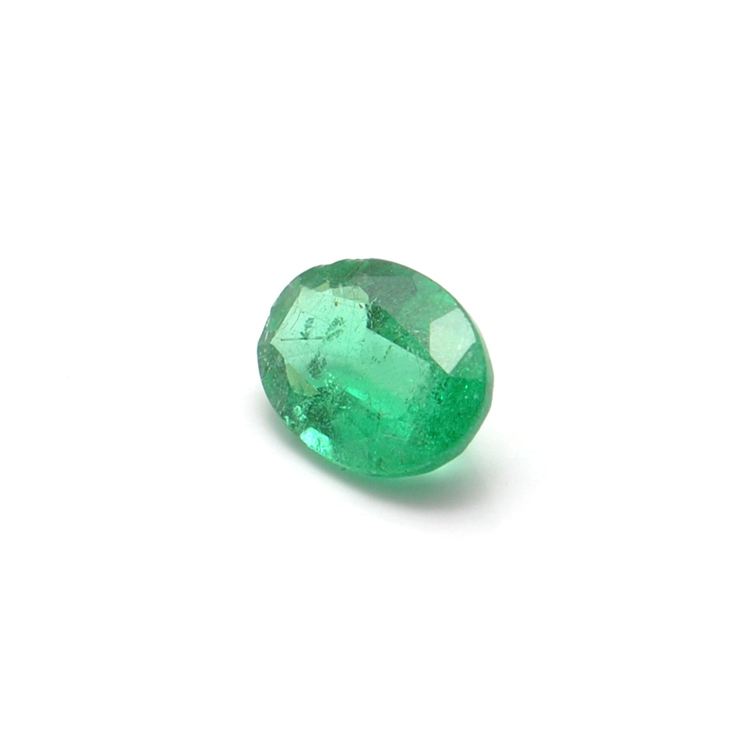 Natural Zambian Emerald Faceted Oval 0.95 Carat (5.5x8.5mm) Gemstone by SAR Gems