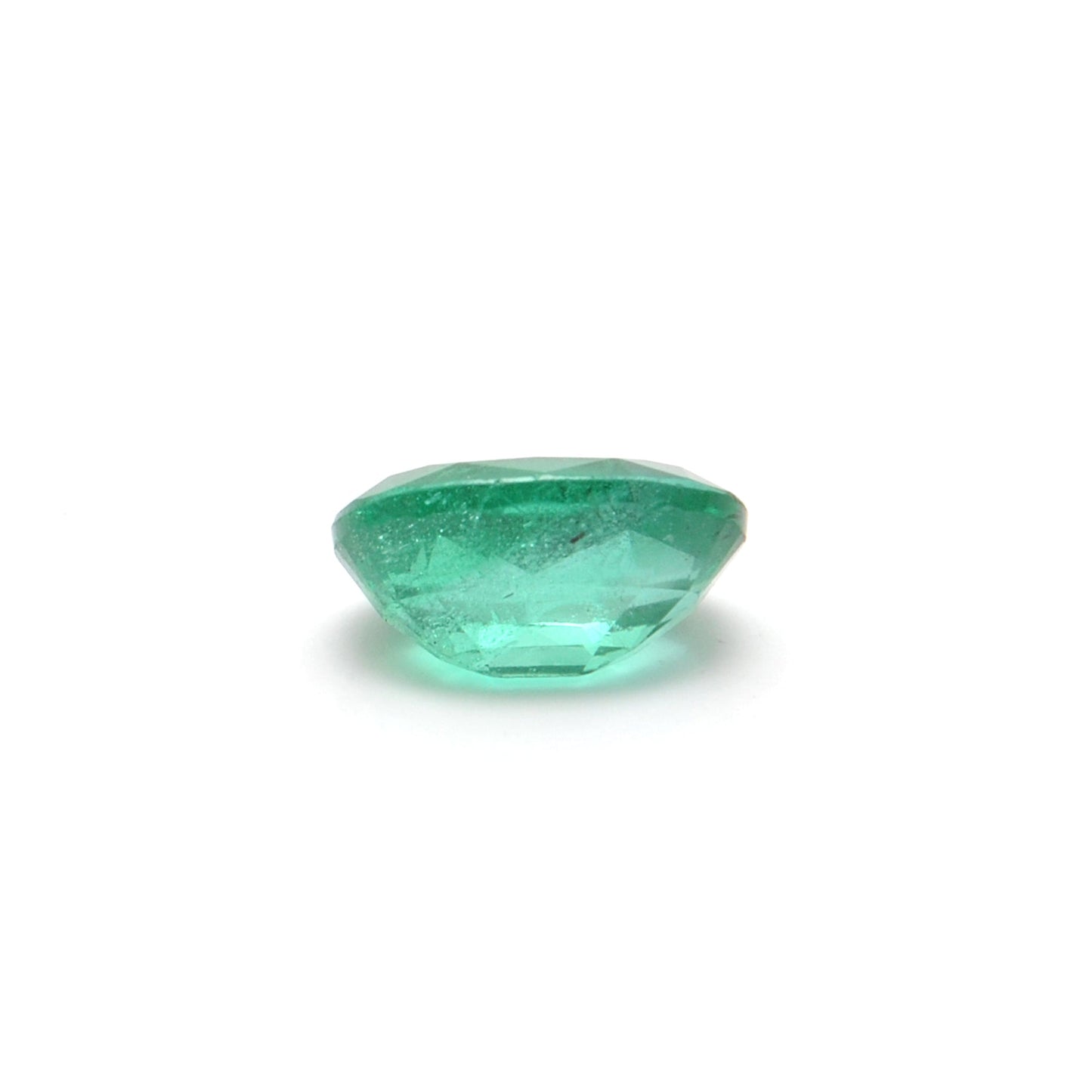 Natural Zambian Emerald Faceted Oval 1.85 Carat (6.5x9.5mm) Gemstone by SAR Gems