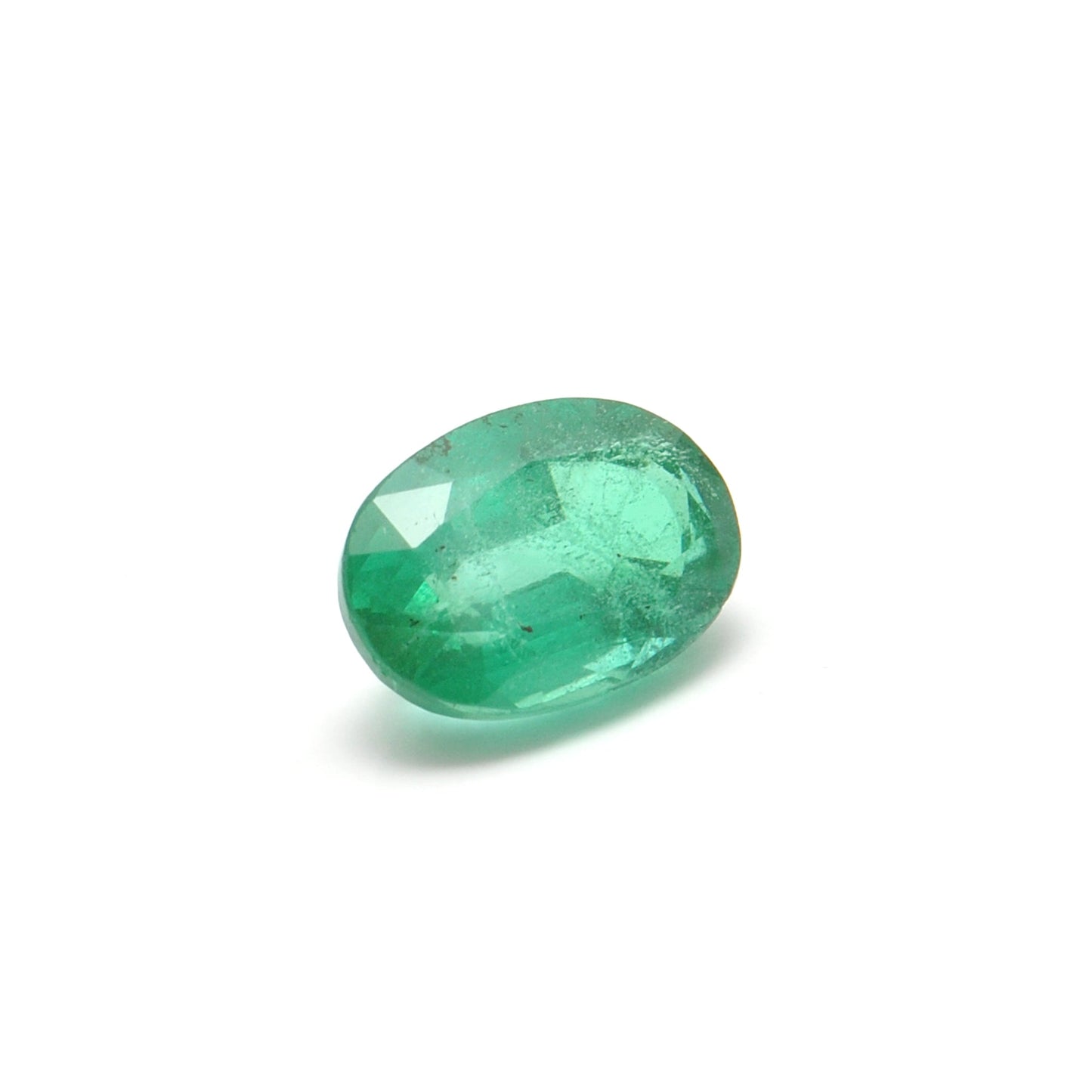 Natural Zambian Emerald Faceted Oval 1.85 Carat (6.5x9.5mm) Gemstone by SAR Gems
