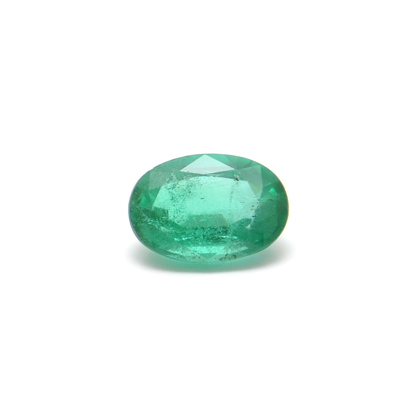 Natural Zambian Emerald Faceted Oval 1.85 Carat (6.5x9.5mm) Gemstone by SAR Gems