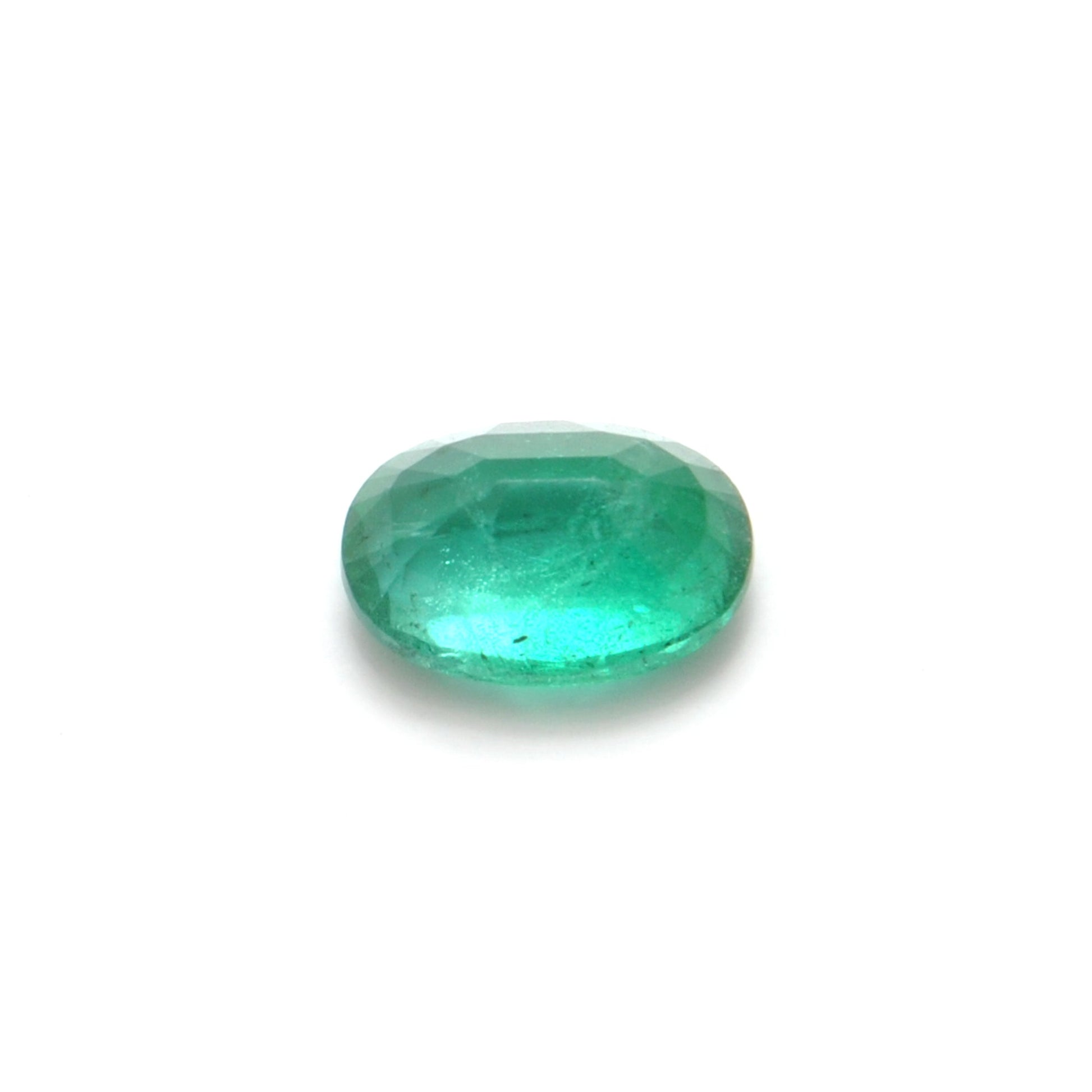 Natural Zambian Emerald Faceted Oval 1.85 Carat (6.5x9.5mm) Gemstone by SAR Gems