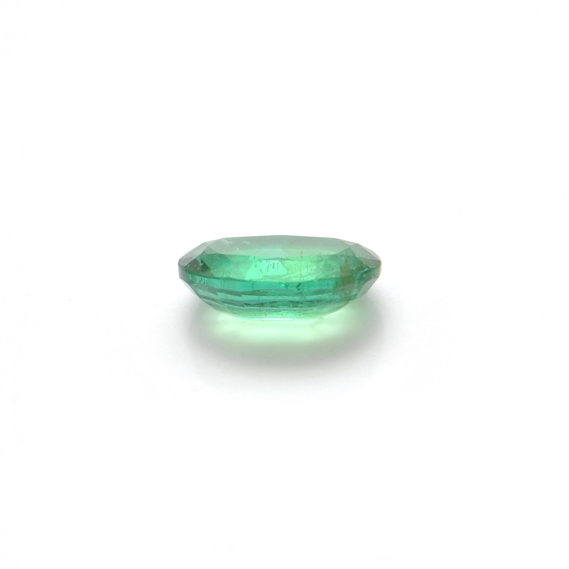 SAR Gems Natural Zambian Emerald 2.10 Carat Oval 7.5x10mm