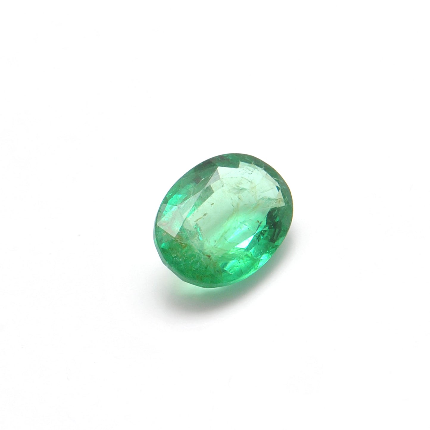 SAR Gems Natural Zambian Emerald 2.10 Carat Oval 7.5x10mm