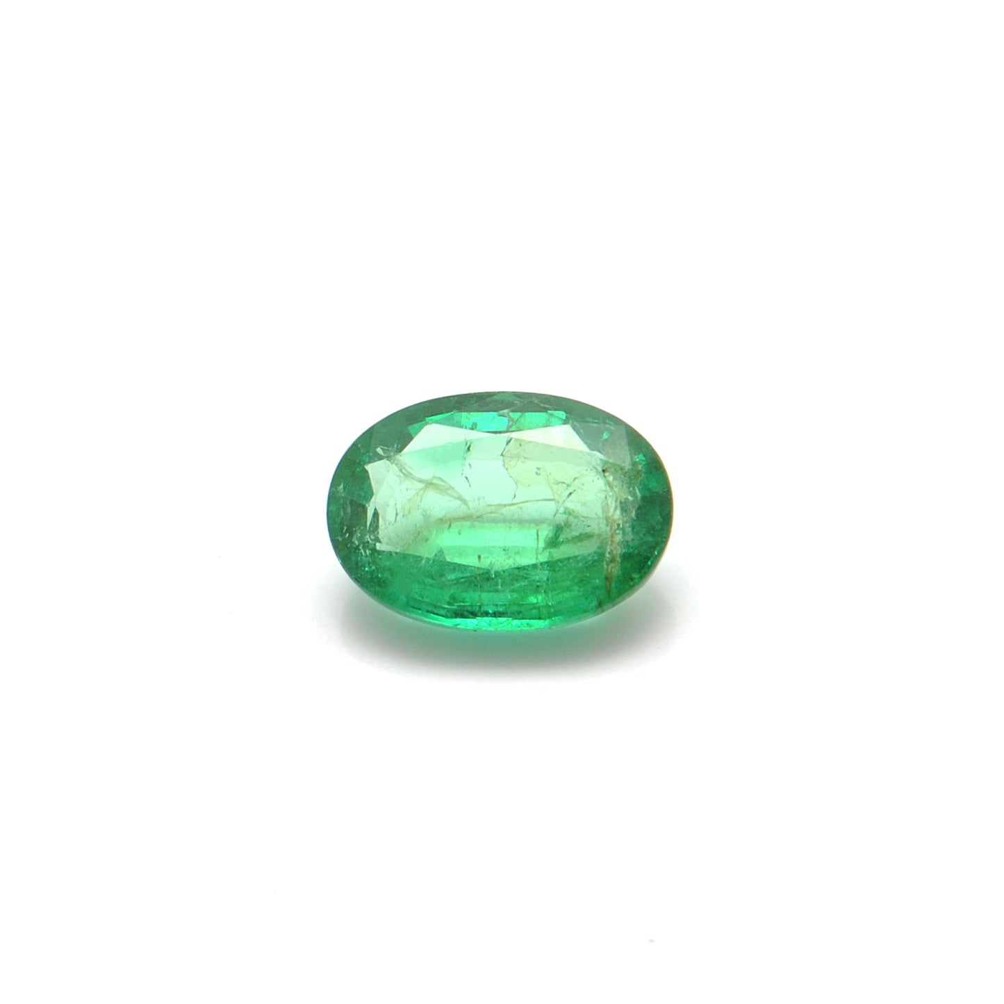 SAR Gems Natural Zambian Emerald 2.10 Carat Oval 7.5x10mm