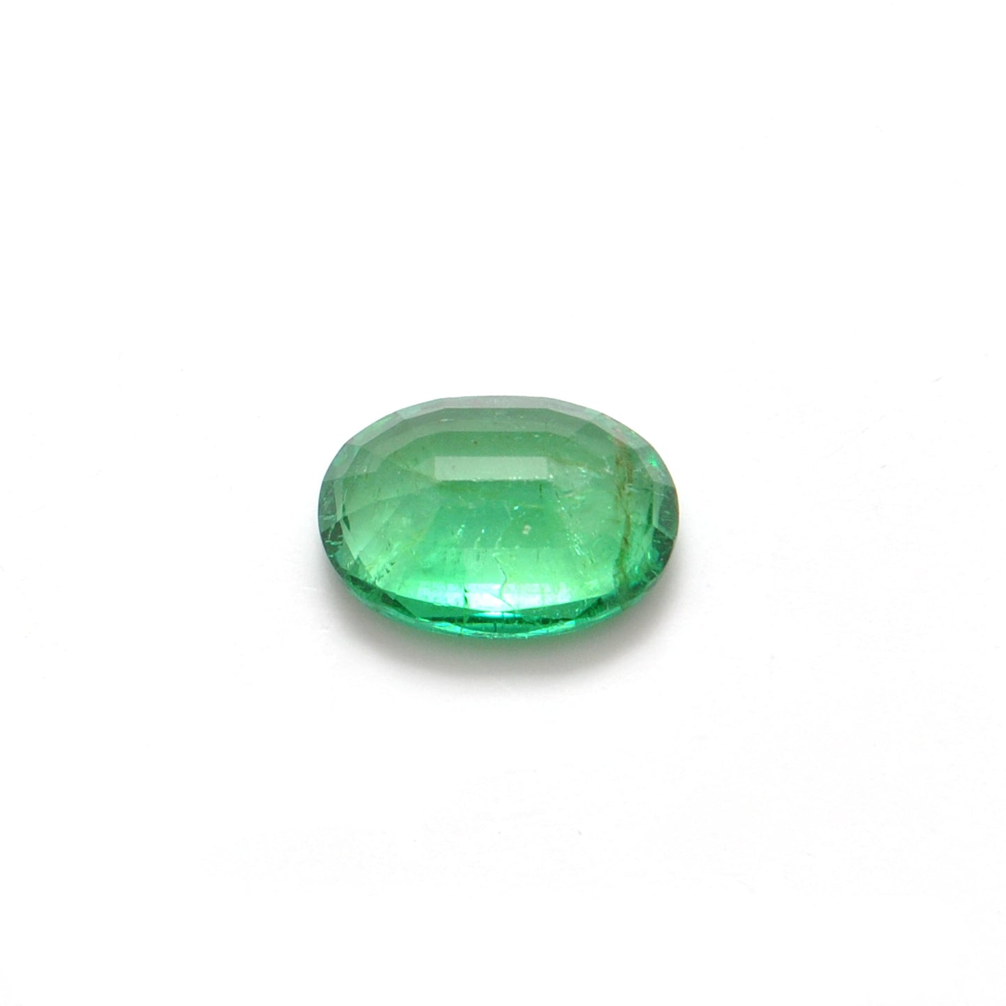 SAR Gems Natural Zambian Emerald 2.10 Carat Oval 7.5x10mm