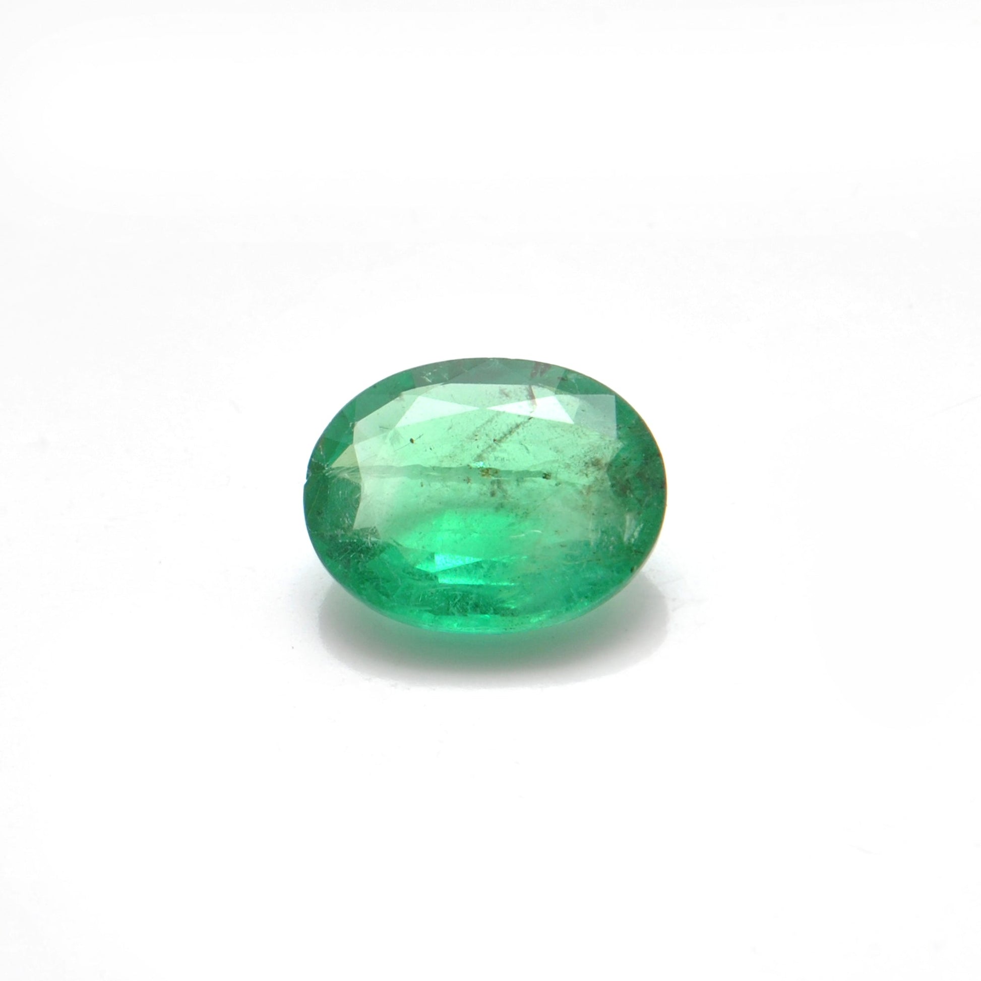 SAR Gems Natural Zambian Emerald 3.25 Carat Oval 11.5x9mm