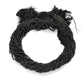 Natural Black Spinel Round Faceted Gemstone Beads