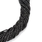 Natural Black Spinel Round Faceted Gemstone Beads