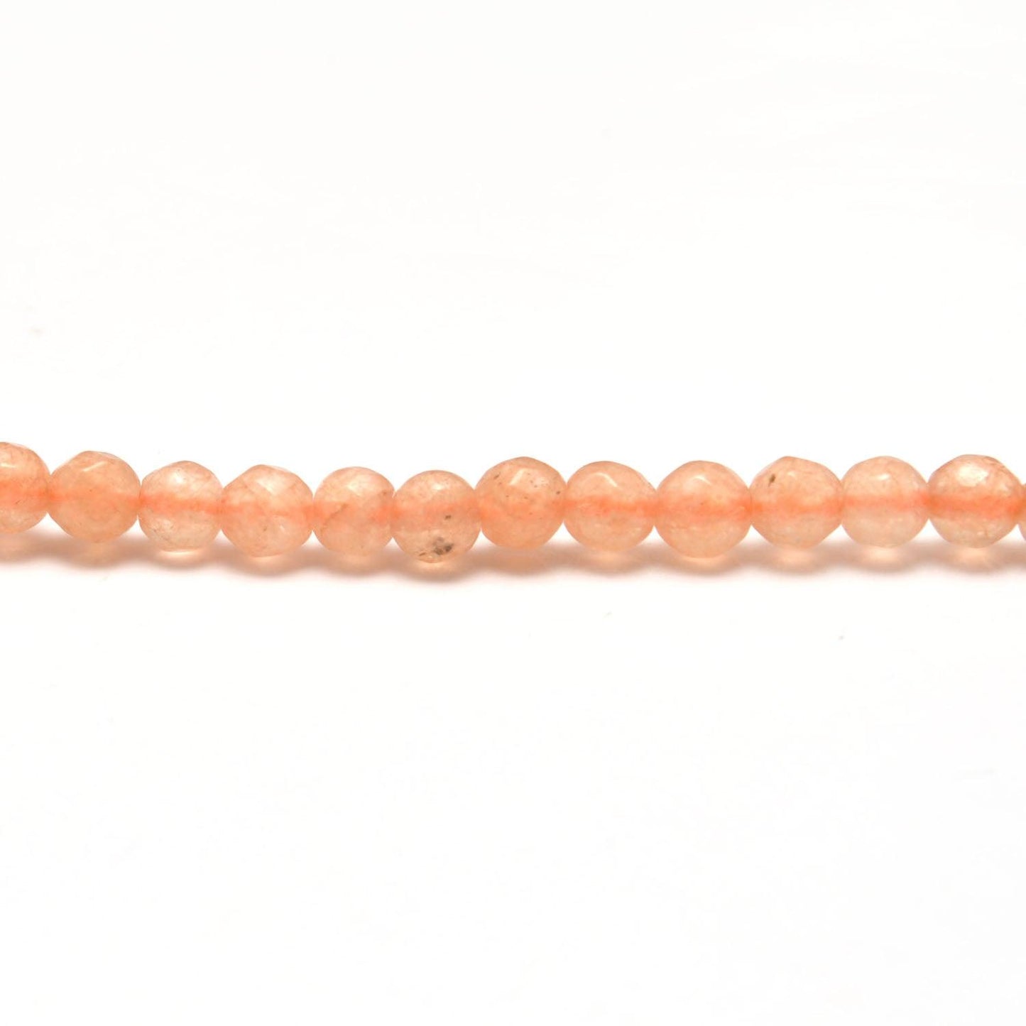 Honey Quartz Round Faceted Gemstone Beads 3-3.5mm  14"