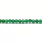 Green Quartz Faceted Round Gemstone Beads 14" Strand