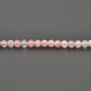 Natural Round Rose Quartz Plain Round Gemstone Beads